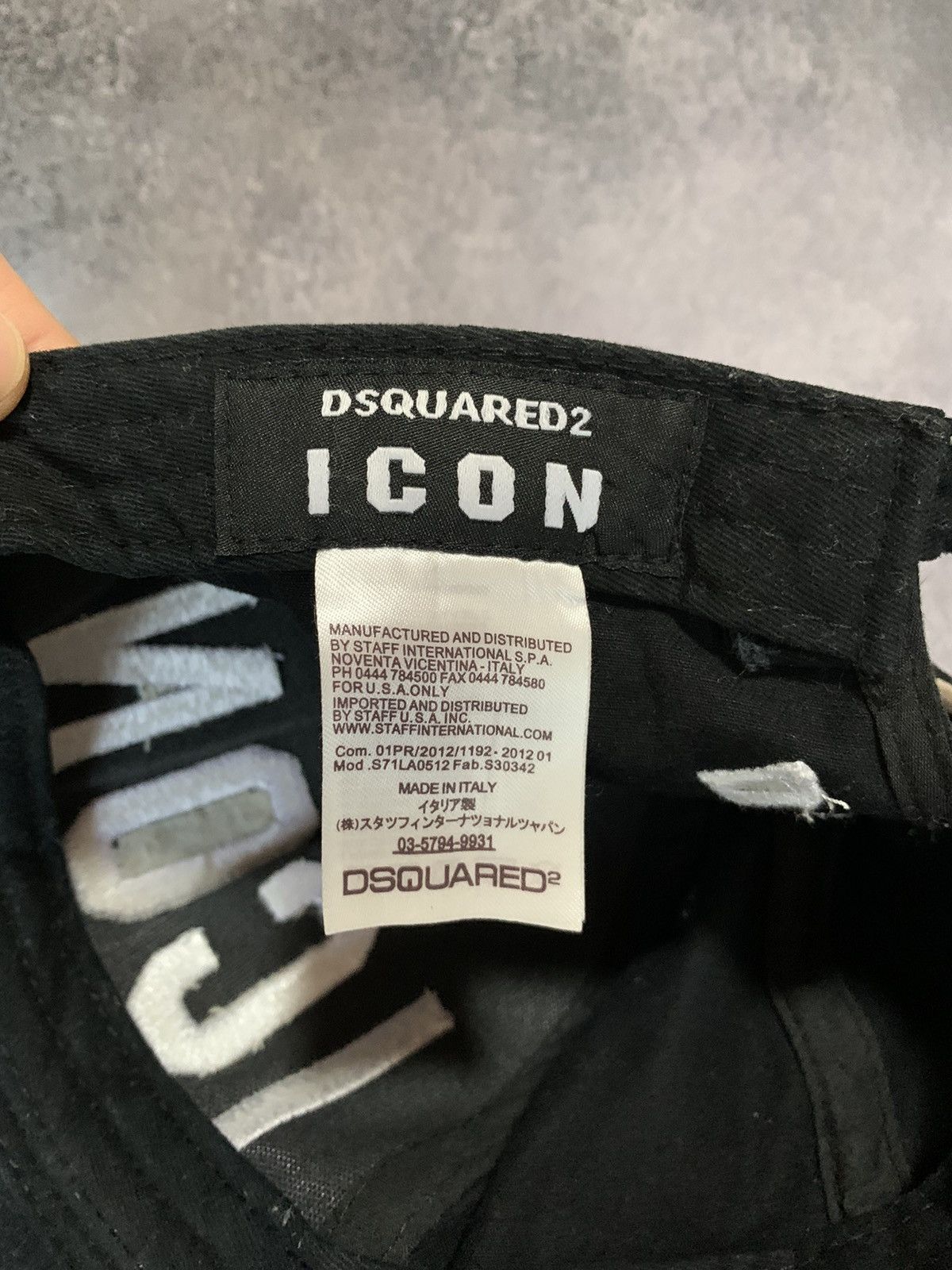 Dsquared2 DSQUARED2 ICON FADED HAT CAP Size ONE SIZE - 10 Thumbnail