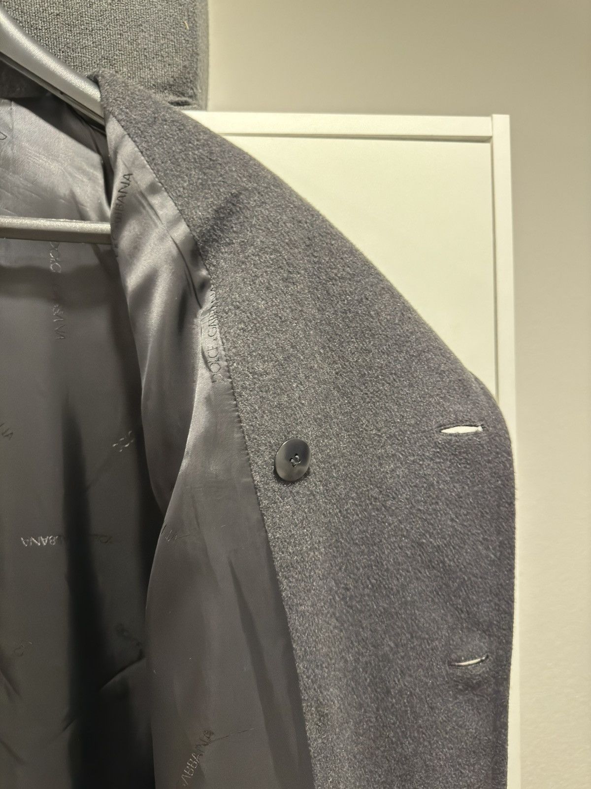 Dolce & Gabbana Dolce & Gabbana Double Chest Black Wool Coat Size US M / EU 48-50 / 2 - 19 Thumbnail
