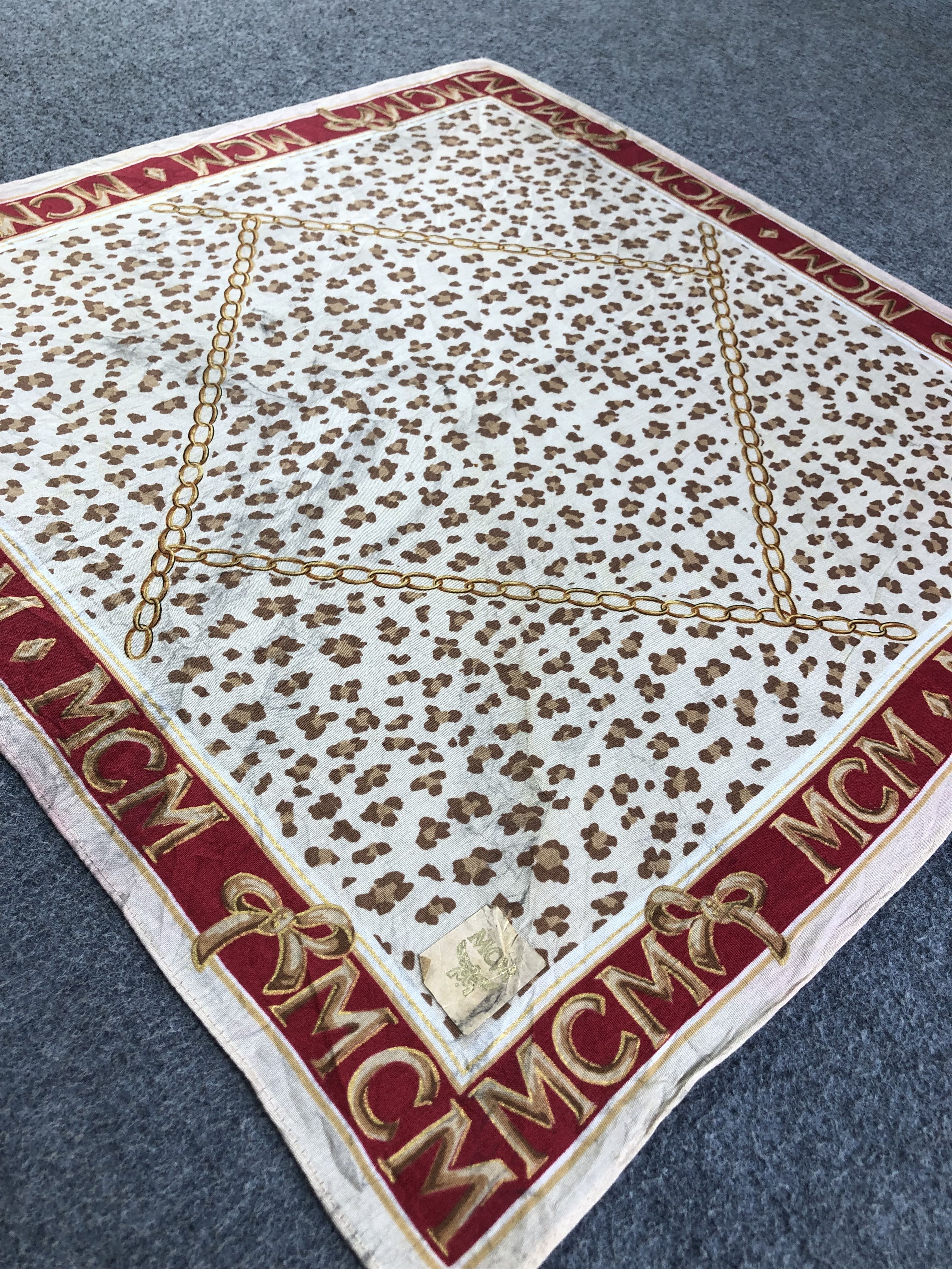 MCM MCM Handkerchief / Bandana / Neckerchief / Headscarf Size ONE SIZE - 4 Thumbnail