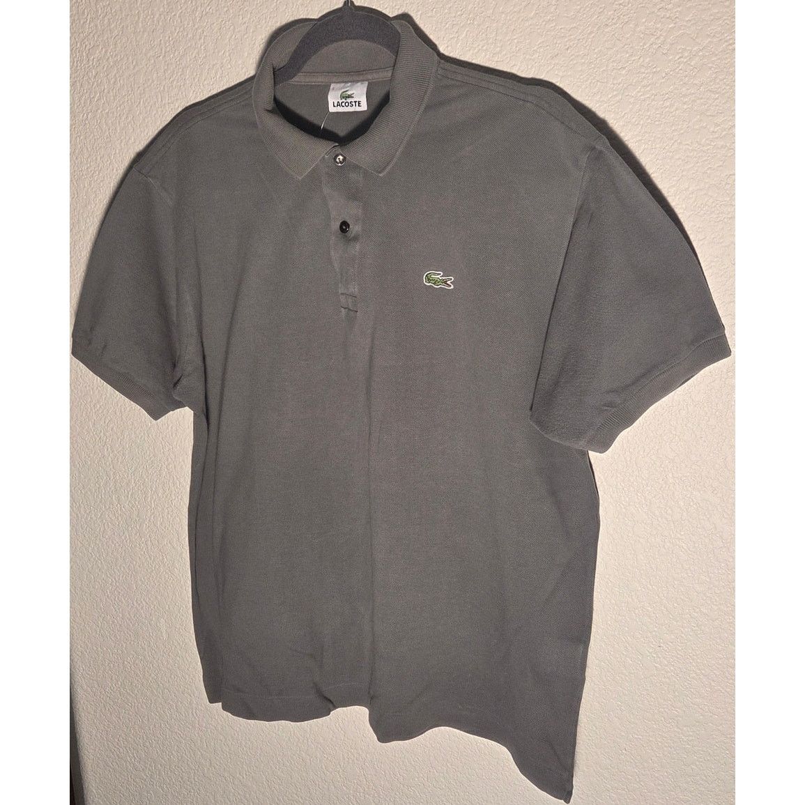 Lacoste Stylish Men's Lacoste Polo Shirt - Small Grey - Classic Size US S / EU 44-46 / 1 - 3 Thumbnail