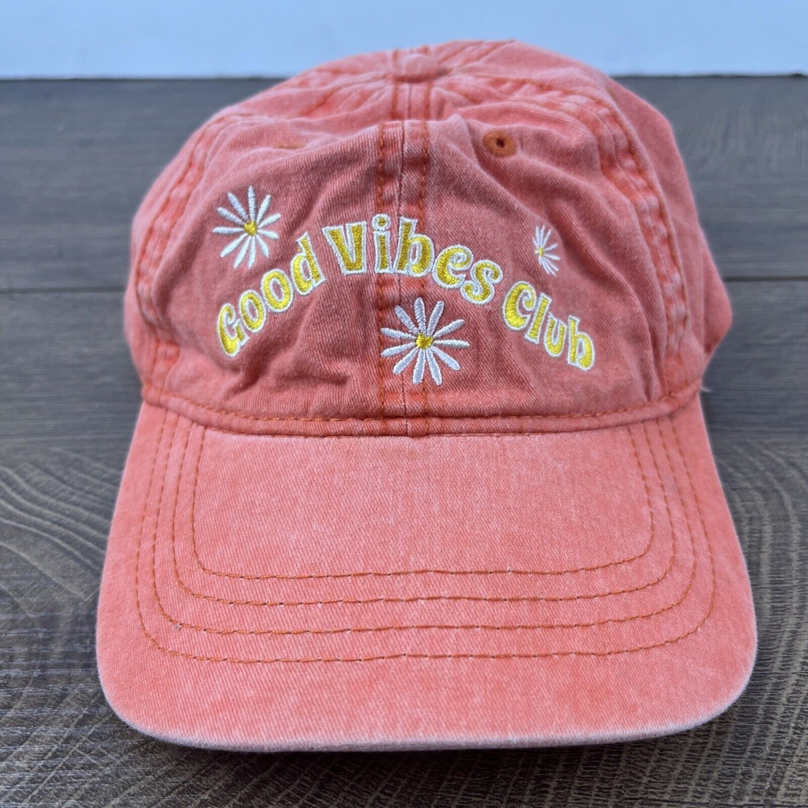 Other Good Vibes Club Hat Adjustable Hat Orange Adjustable Hat Adu Size ONE SIZE - 2 Thumbnail