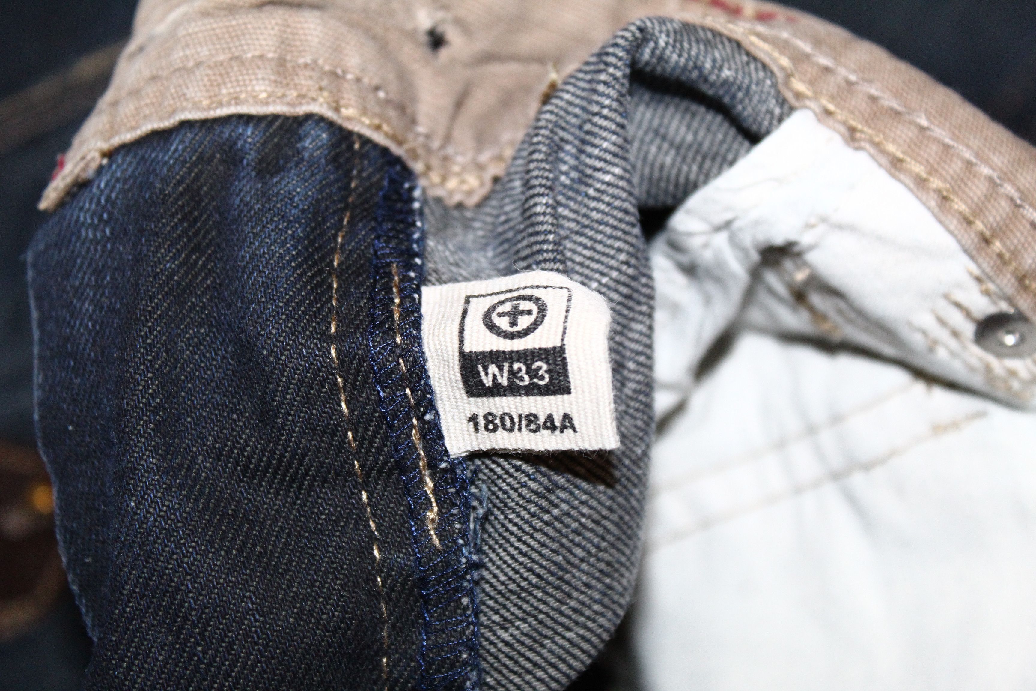 If Six Was Nine 💥Tough JeanSmith Jackson Cargo Pockets Arc Jeans Size US 33 - 11 Thumbnail