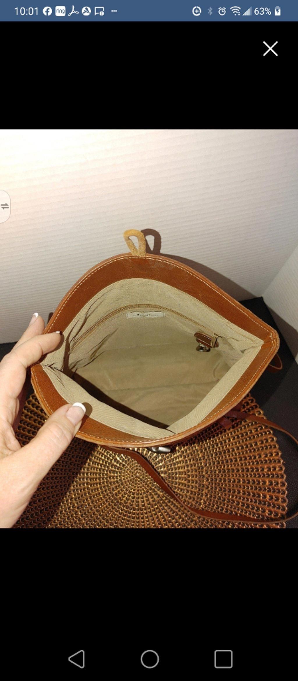 Covington Ellington Fold Over Leather Shoulder Bag Size ONE SIZE - 6 Thumbnail