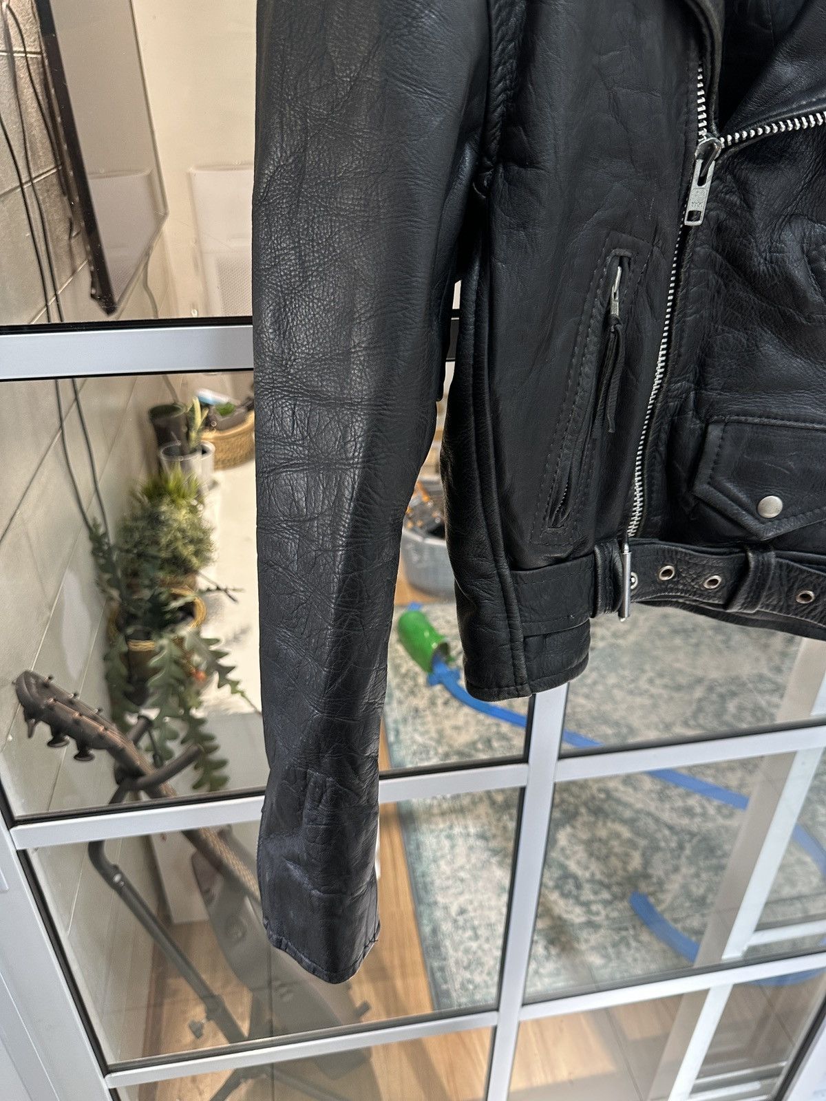 First MFG Co. 1980 First Genuine Leather Double Rider Biker Jacket Size US M / EU 48-50 / 2 - 21 Thumbnail
