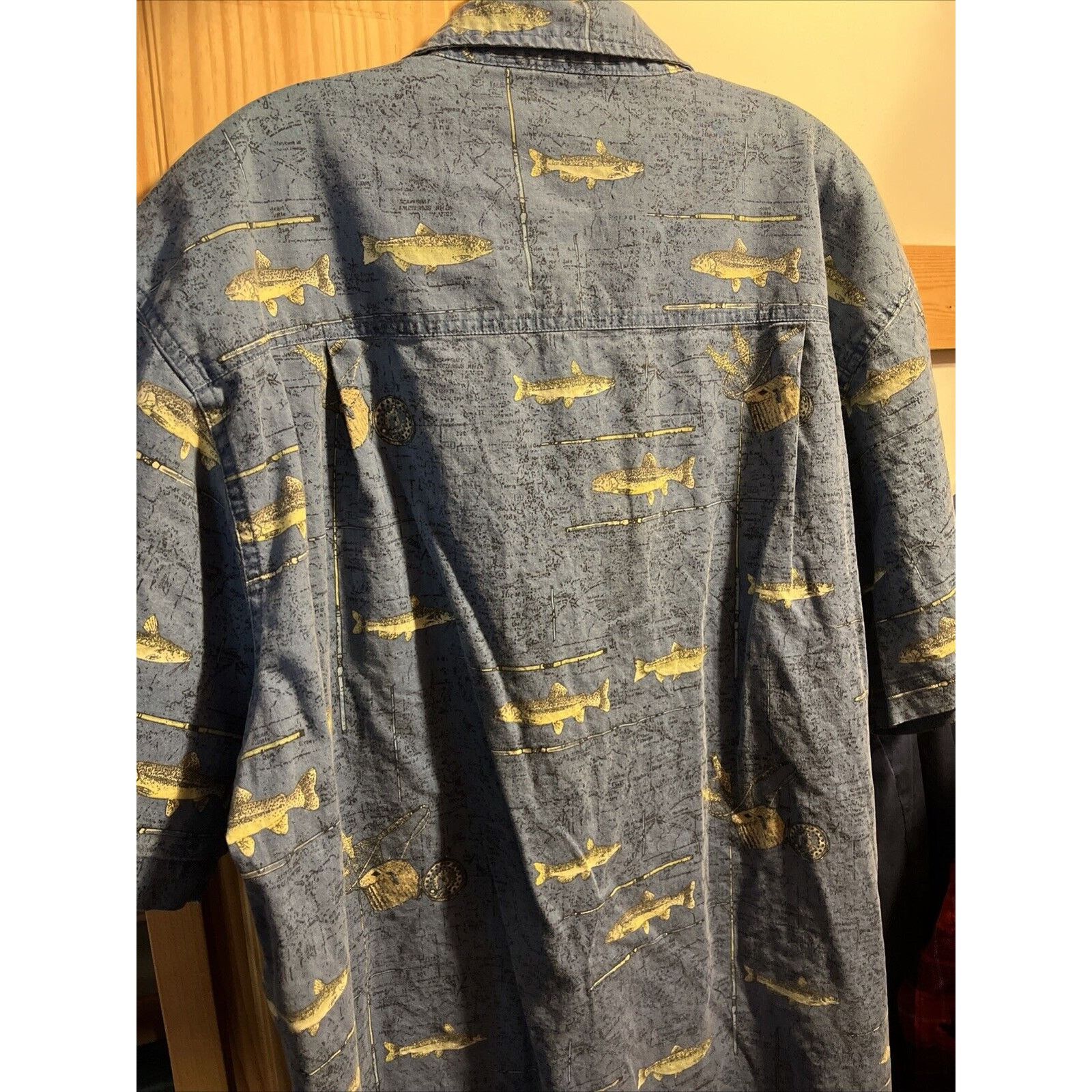 White Sierra White Sierra VTG Shirt Men’s XL Button Blue SS Fish Cotton Size US XL / EU 56 / 4 - 10 Thumbnail