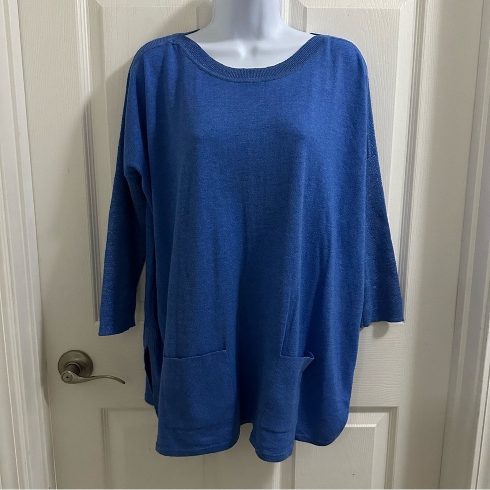 Lilly Pulitzer LILLY PULITZER Cabo Blue Boatneck Sweater Women’s size Small Size S / US 4 / IT 40 - 2 Thumbnail