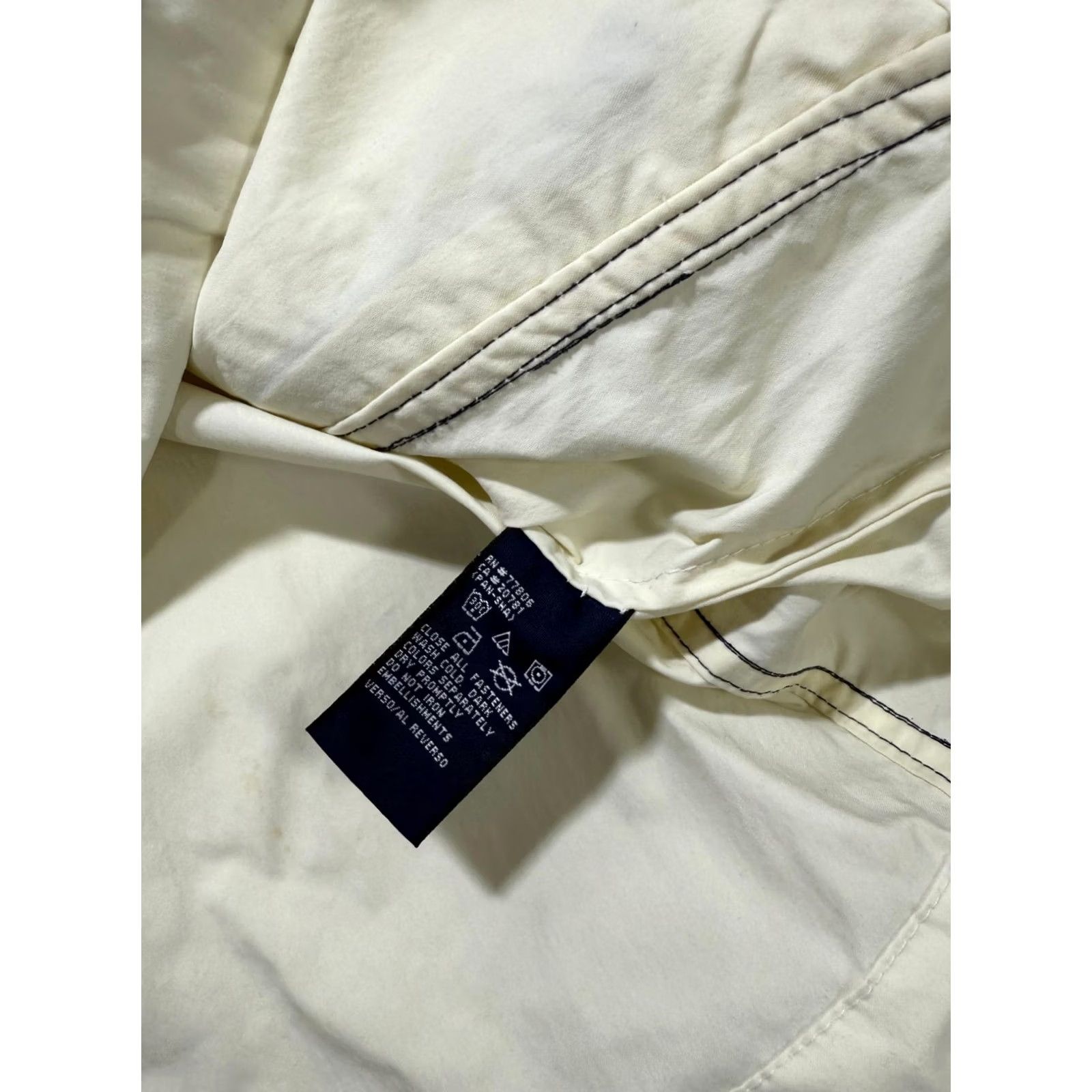 Tommy Hilfiger Tommy Hilfiger Men'S Lightweight Active Water Resistant Hooded Rain Jacket - S (White) Size US S / EU 44-46 / 1 - 6 Thumbnail