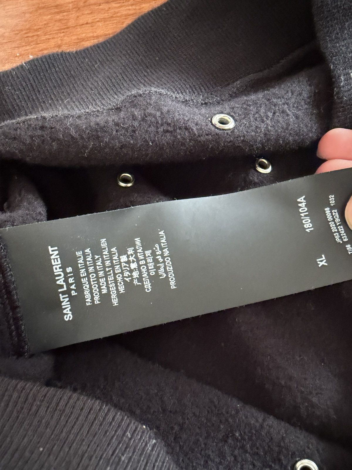 Saint Laurent Paris Saint laurent crewneck Size US XL / EU 56 / 4 - 4 Thumbnail