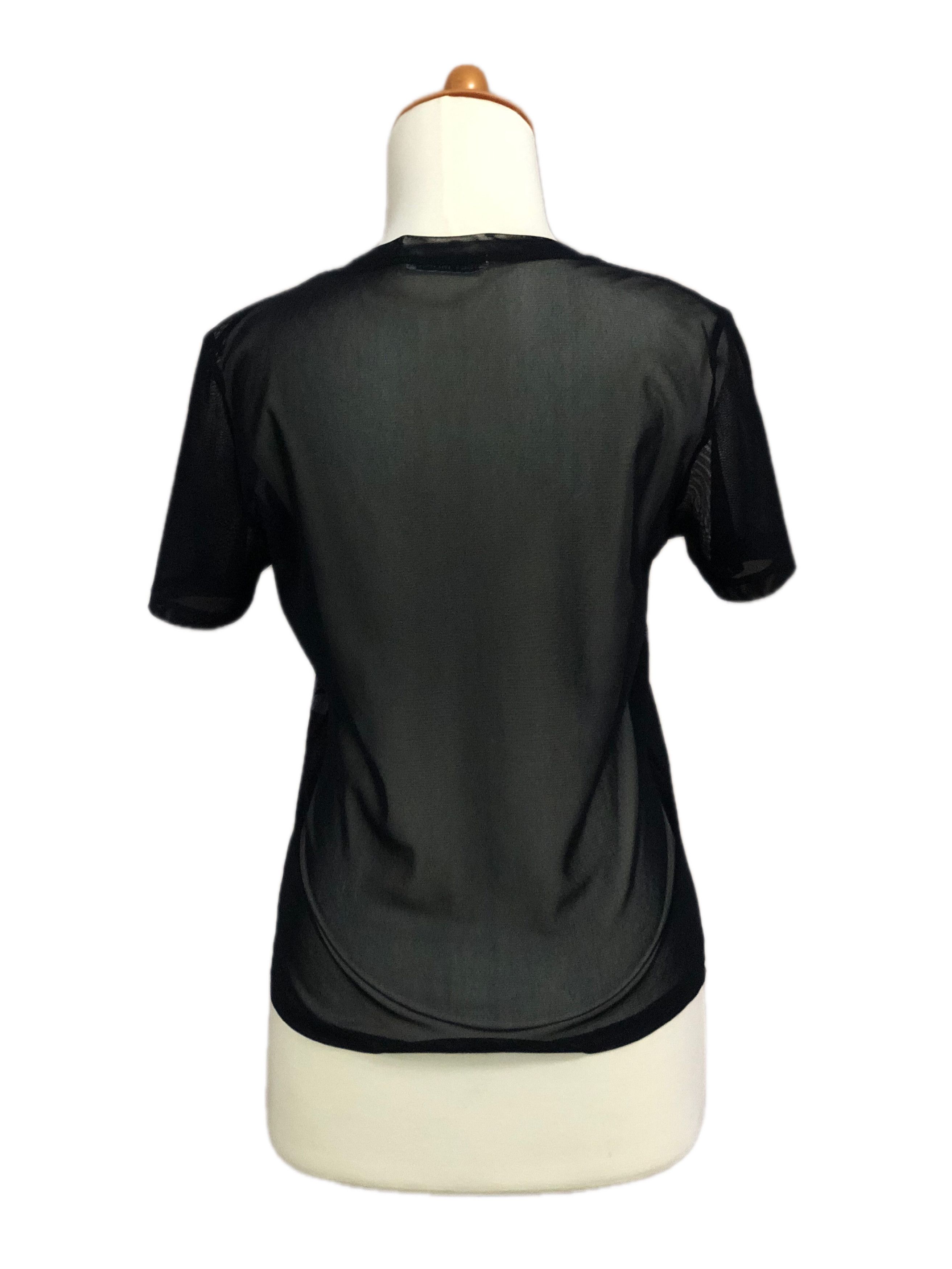 Issey Miyake Issey Miyake Floral Mesh Blouses Size XS / US 0-2 / IT 36-38 - 2 Thumbnail