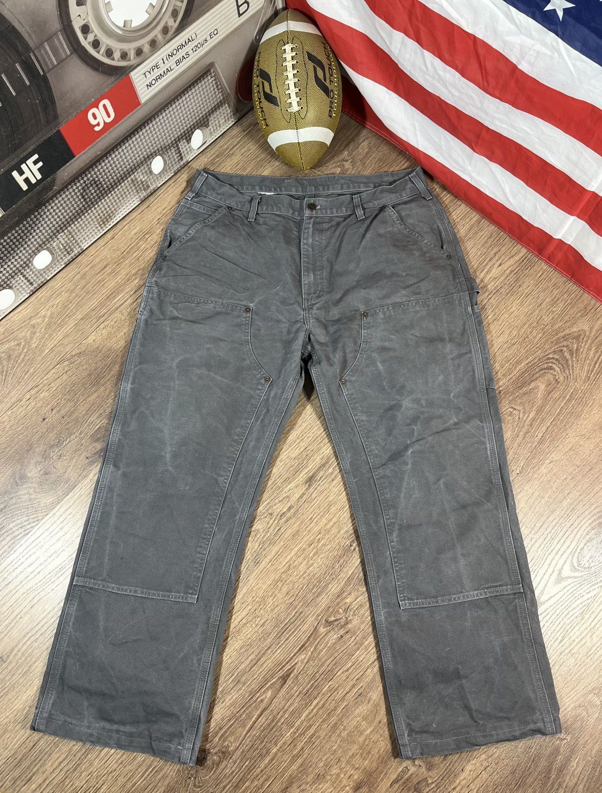 Carhartt Vintage Carhartt Double Knee Workwear Carpenter Pants Size US 38 / EU 54 - 1 Thumbnail
