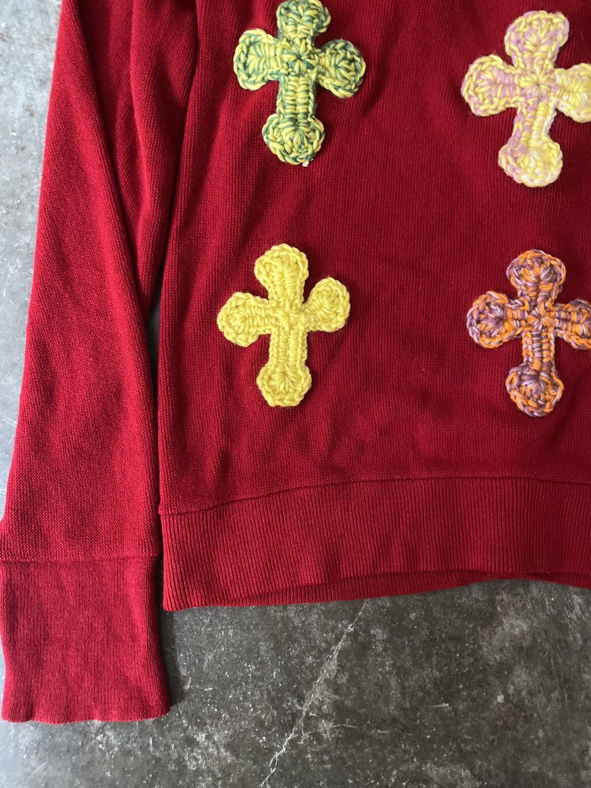 Japanese Brand Yarn Cardigan Chrome Hearts Thug Club Stone Island Kapital Size US L / EU 52-54 / 3 - 7 Thumbnail