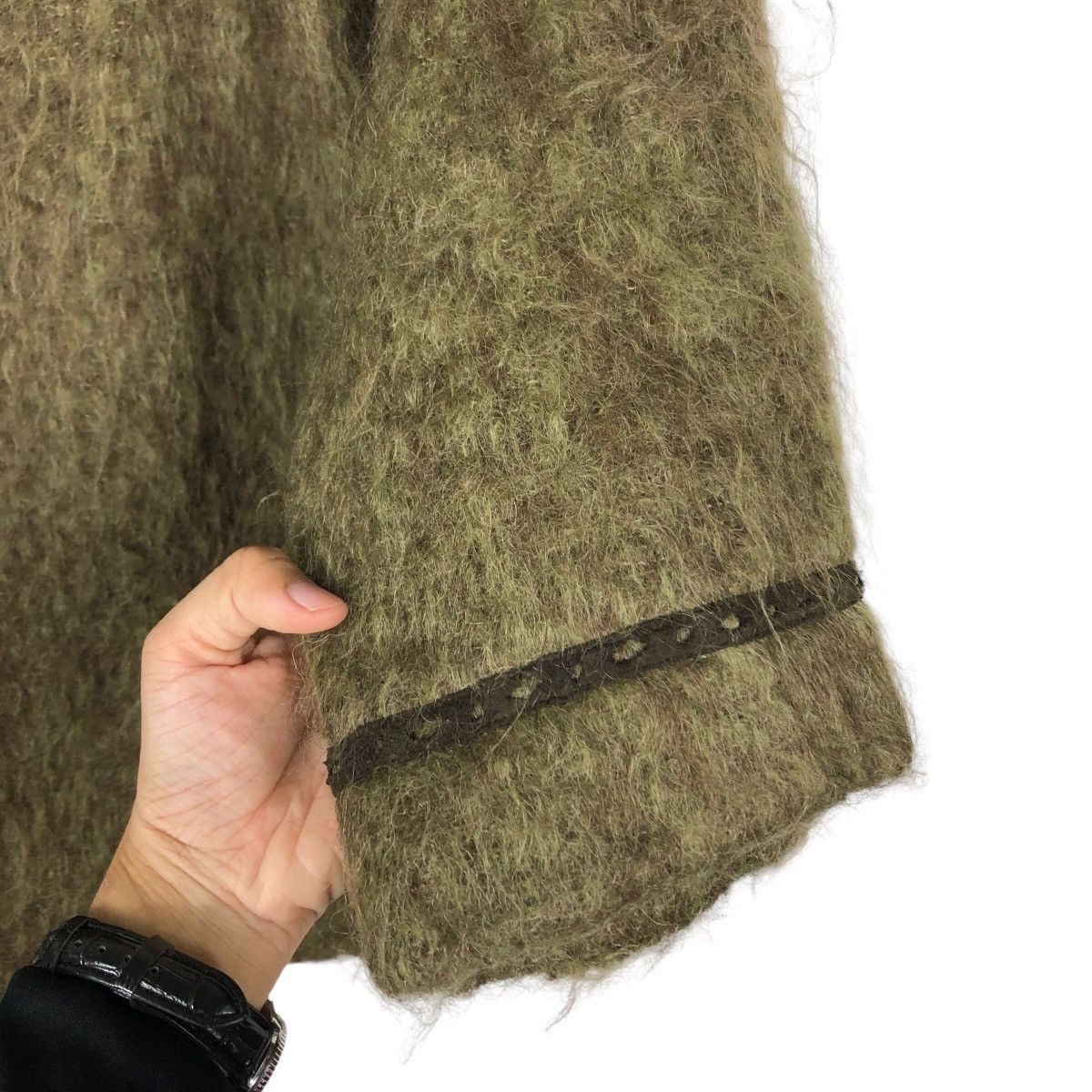 Japanese Brand 🔥VINTAGE BUTTON JACKET MOHAIR WOOL ISSEY MIYAKE Size US M / EU 48-50 / 2 - 15 Thumbnail