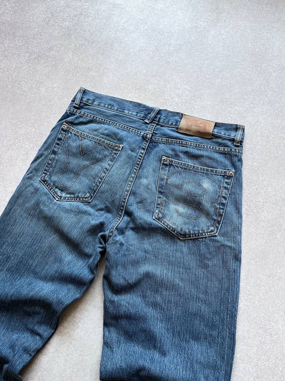 Vintage Vintage Y-3 Yohji Yamamoto Adidas Embroidery Jeans 32 Size US 32 / EU 48 - 2 Thumbnail