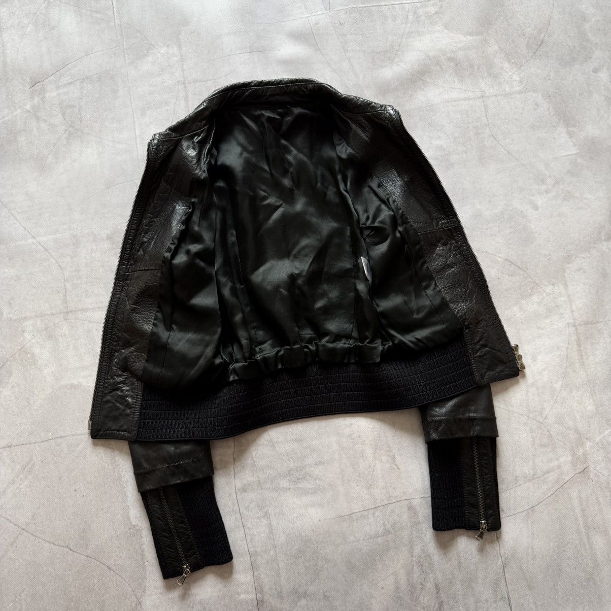 Patrizia Pepe Patrizia Pepe Leather Biker Jacket Zip Demeulemeester Vibe Size M / US 6-8 / IT 42-44 - 7 Thumbnail