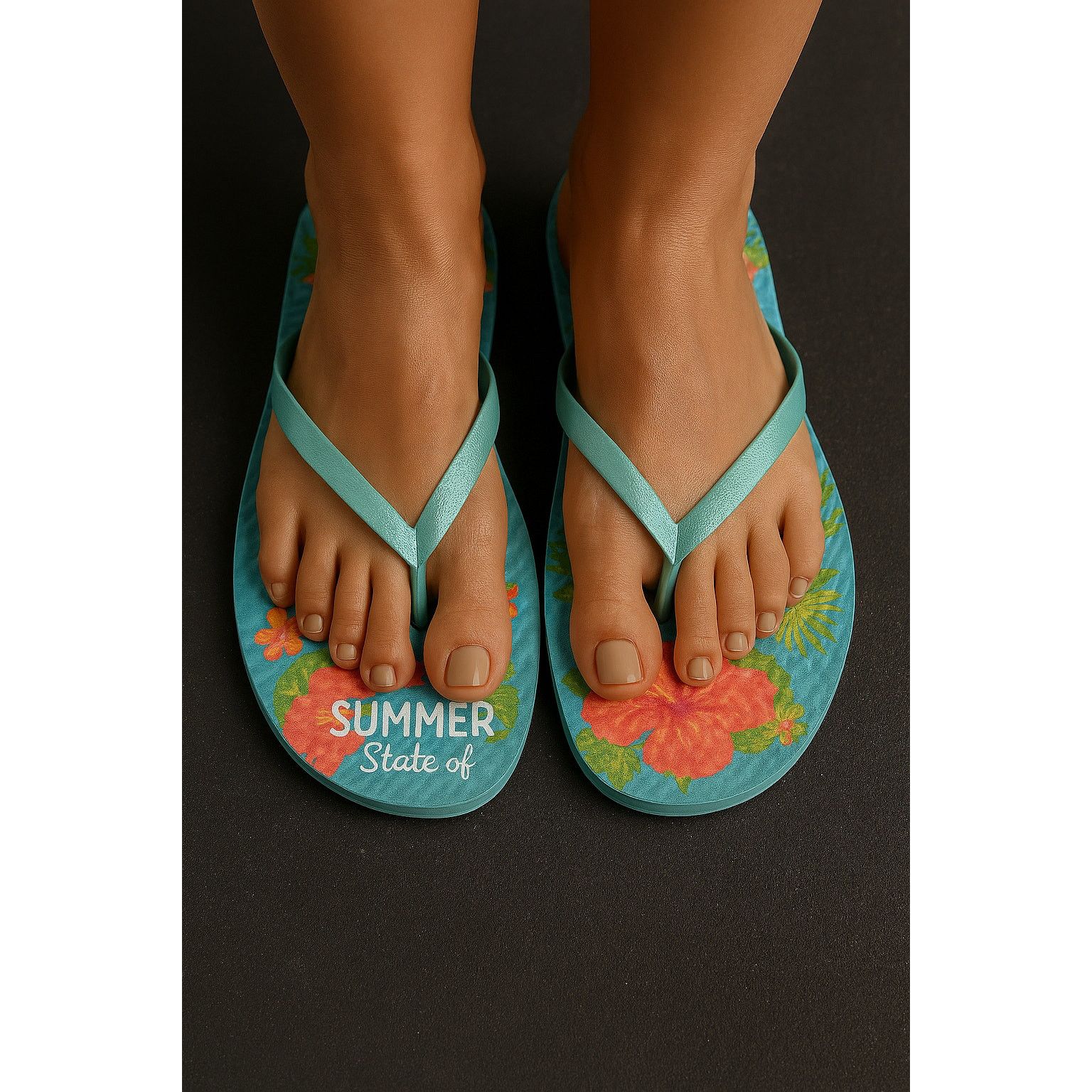 Other Juncture "Summer State Of Mind" Women's Size 7/8 Flip Flops Size US 8 / IT 38 - 1 Thumbnail