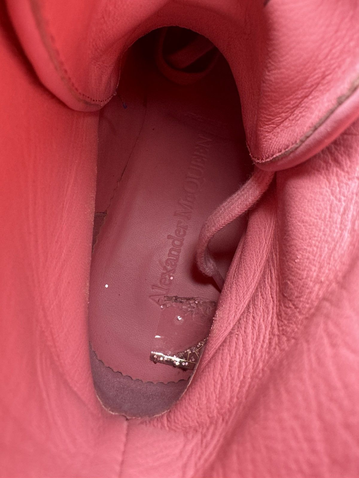 Alexander McQueen Alexander Mcqueen Tread Women’s Sneaker Pink Glitter Size US 7 / IT 37 - 7 Thumbnail