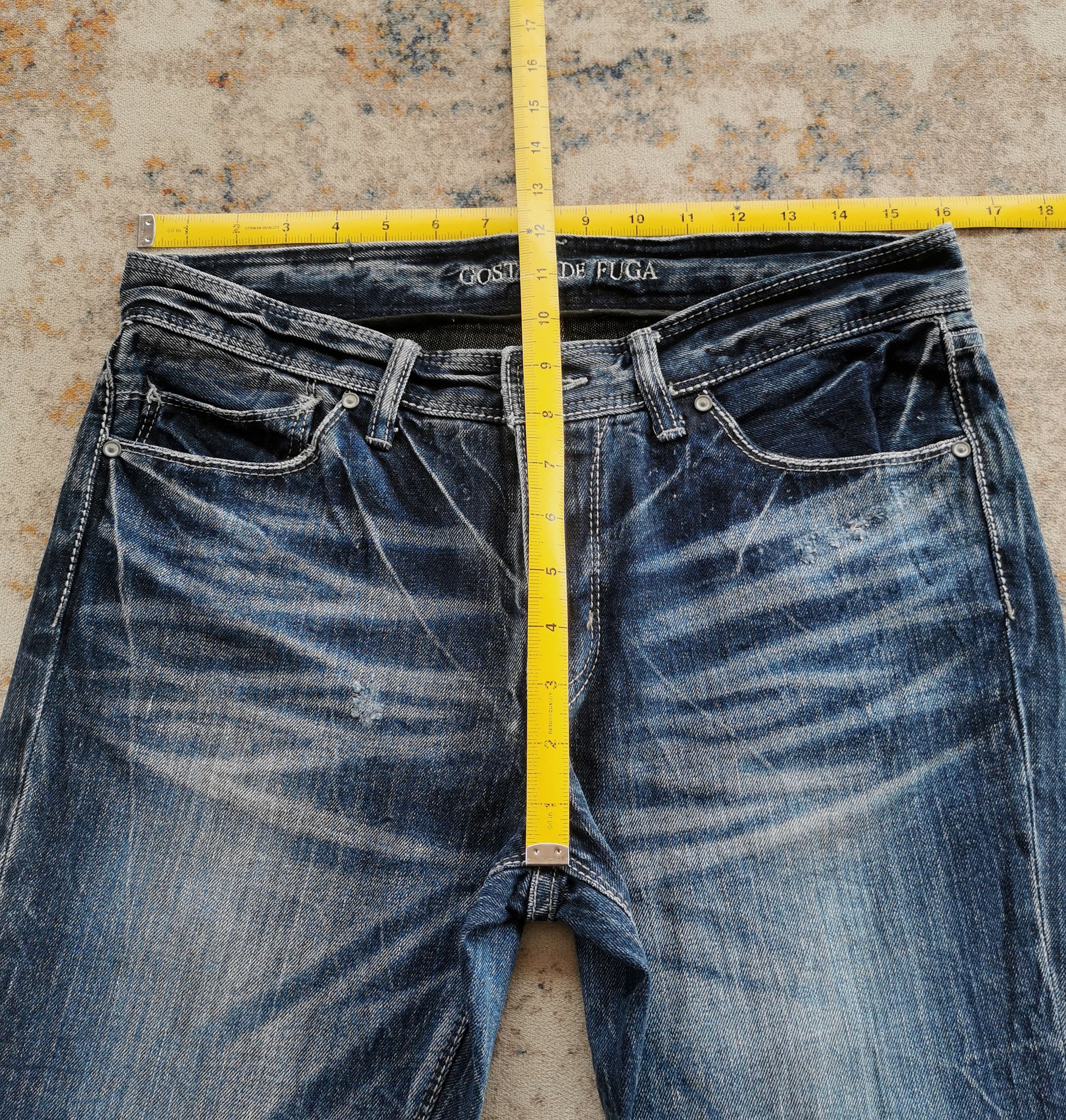 GOSTAR DE FUGA Go Star De Fuga Distressed Whisker Clawmark Jeans 32x33.5 Size US 32 / EU 48 - 5 Thumbnail