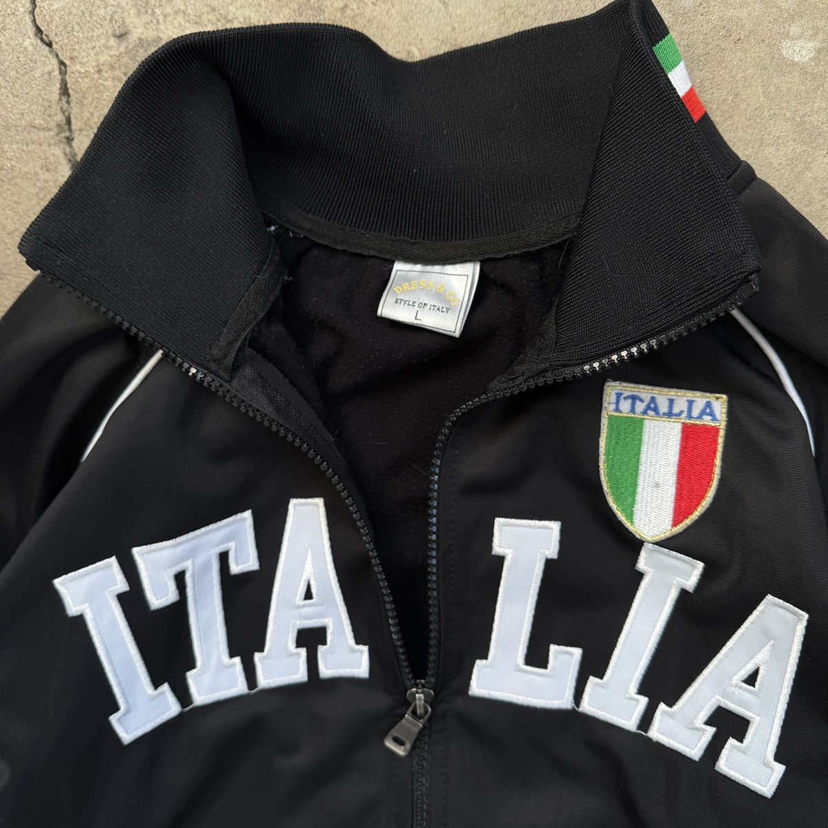 Vintage Y2K ITALIA BIG LOGO TRACK JACKET LIKE KAPPA BLOKE CORE Size L / US 10 / IT 46 - 4 Thumbnail
