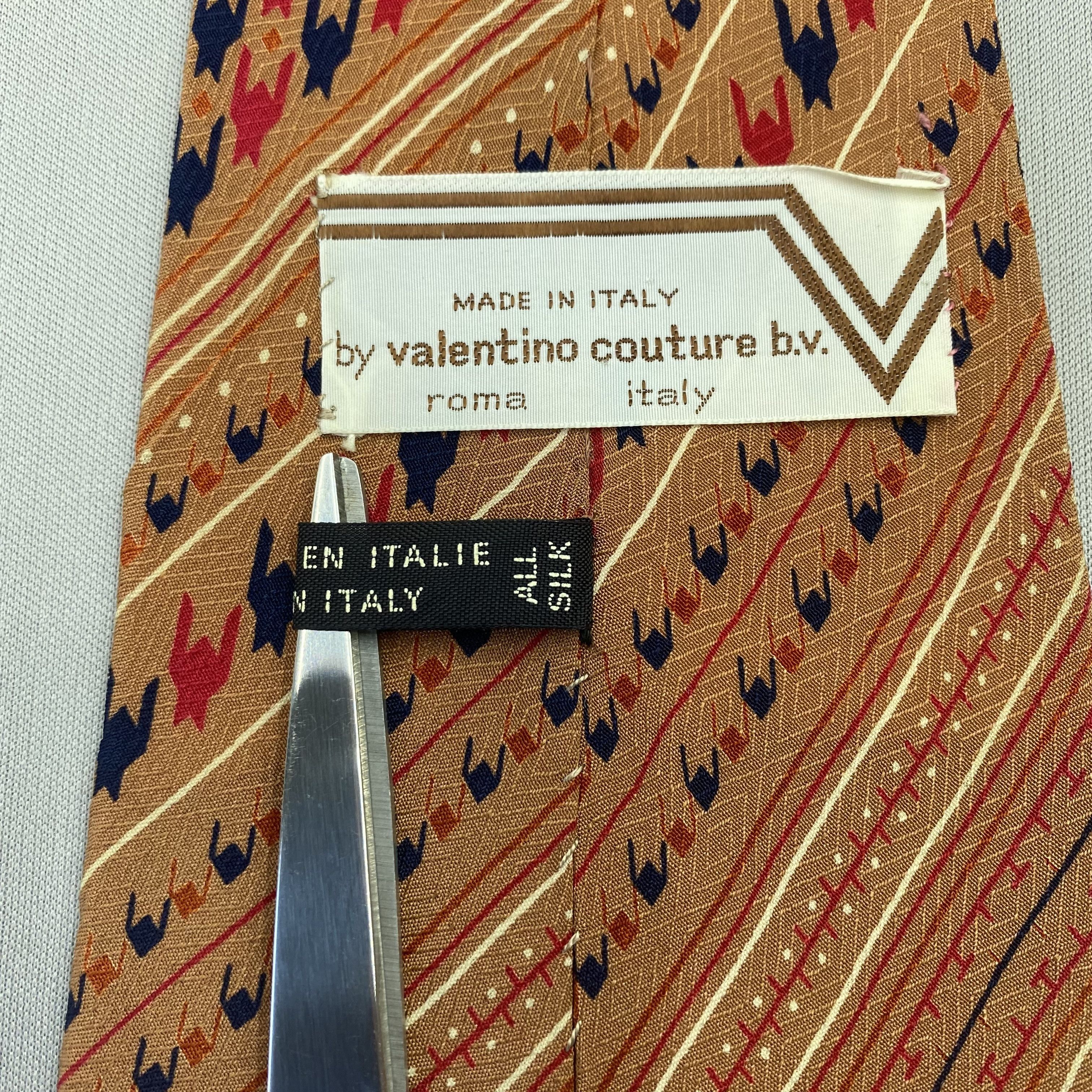 Valentino Vintage Valentino SILK Necktie Cravate Pure Silk Neck Tie Size ONE SIZE - 8 Thumbnail
