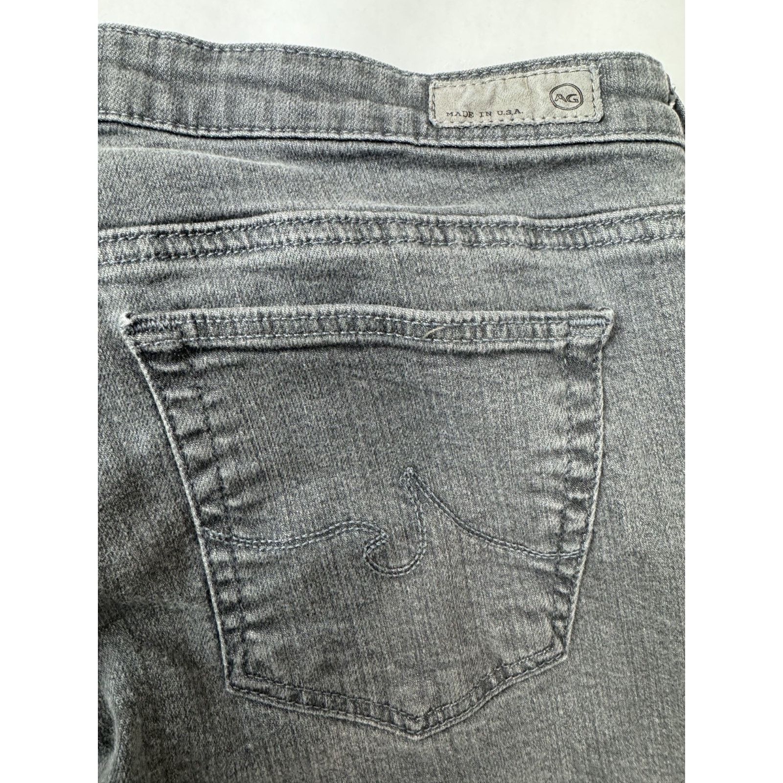 AG Adriano Goldschmied AG Adriano Goldschmied The Stevie Ankle Jeans Gray 32R Size 32" / US 10 / IT 46 - 10 Thumbnail