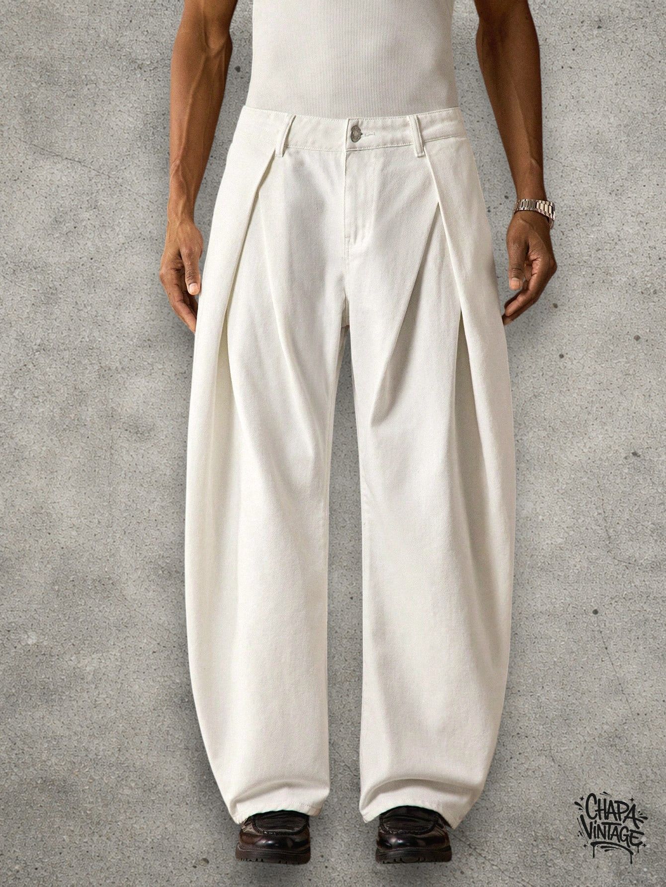 Vintage Casual loose pants Size US 32 / EU 48 - 2 Thumbnail