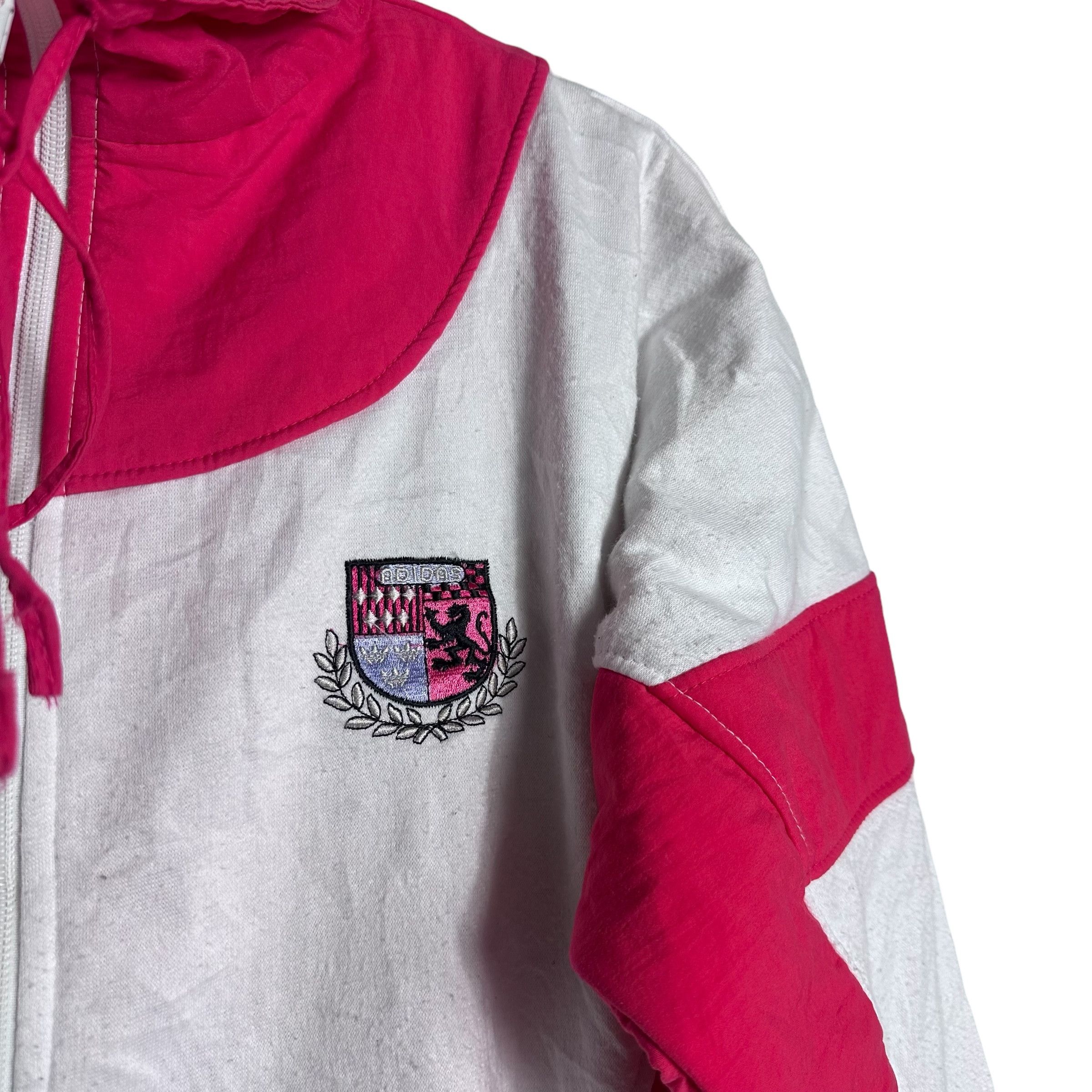 Adidas 🔥RARE🔥Vintage Adidas Trefoil Zipper Sweat Jacket Size US S / EU 44-46 / 1 - 2 Thumbnail
