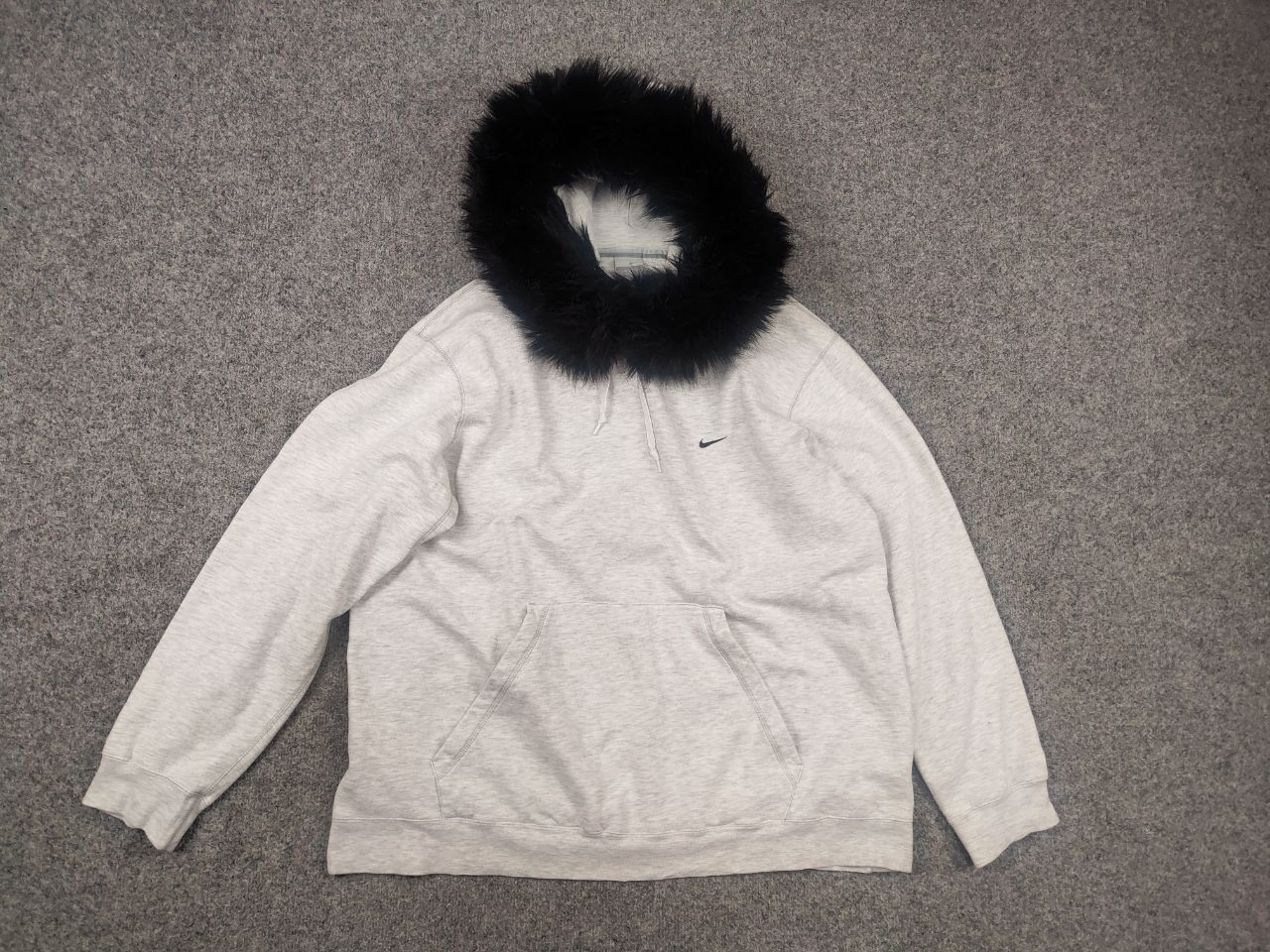Nike Vintage Y2k Nike Oversized Fur Hoodie if six was nine style Size US XL / EU 56 / 4 - 9 Thumbnail