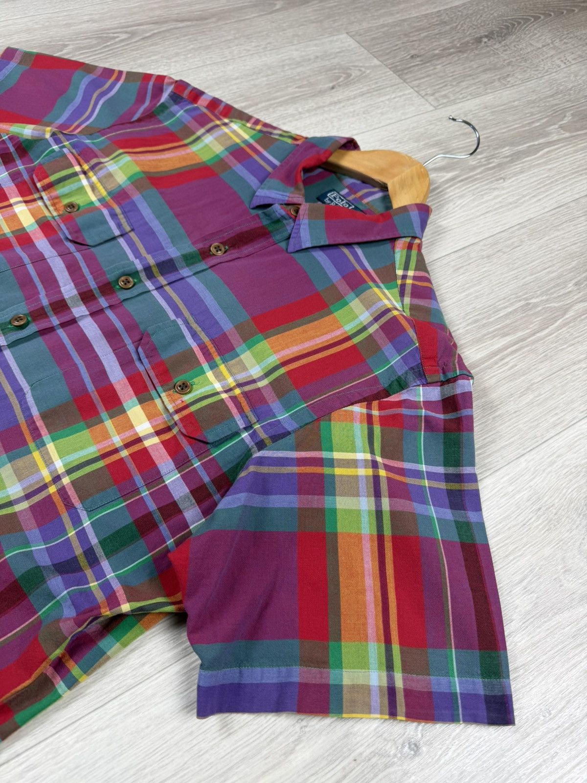 Polo Ralph Lauren Polo Ralph Lauren Multicolor Short Sleeve Shirt Button Up Size US L / EU 52-54 / 3 - 4 Thumbnail