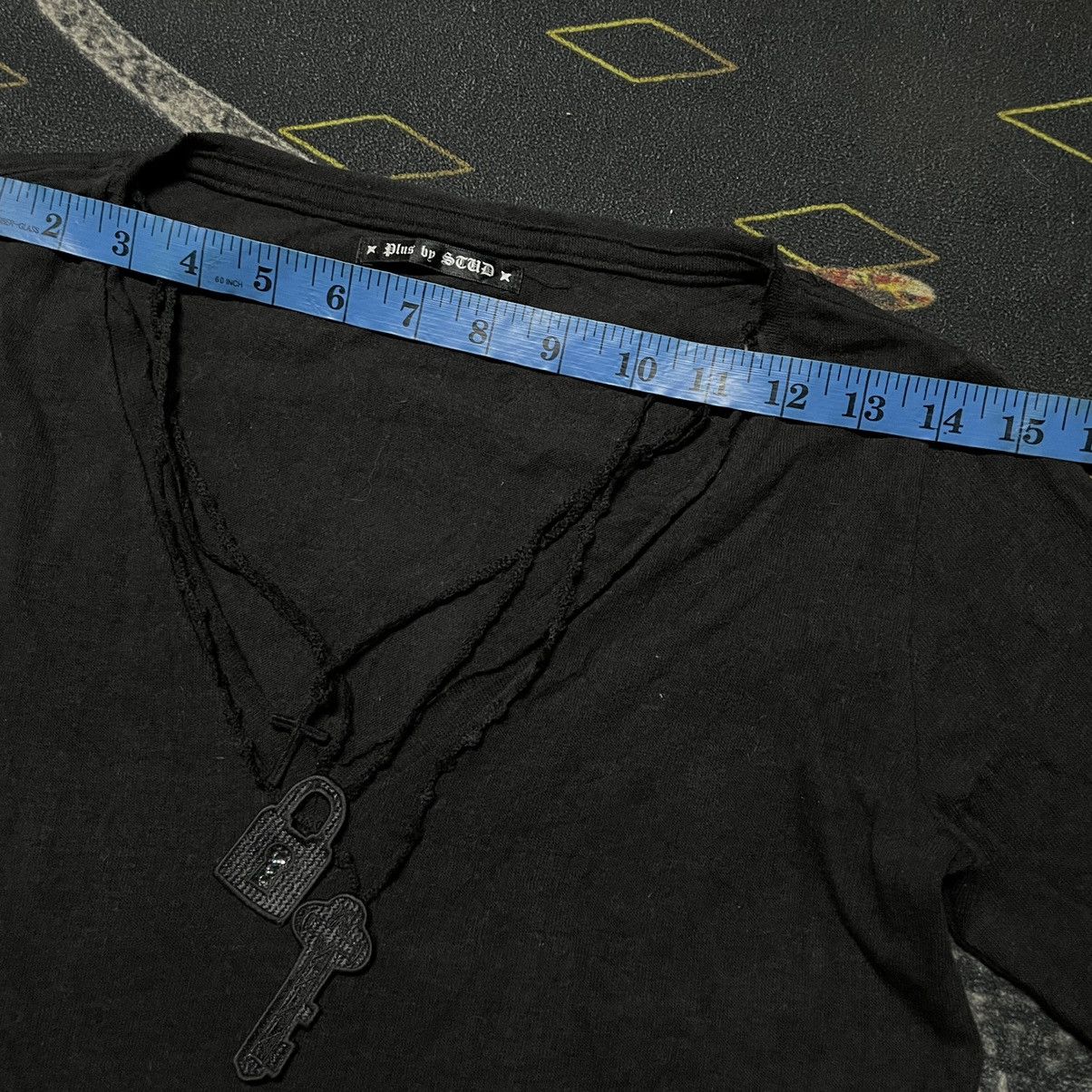 If Six Was Nine × Japanese Brand × Le Grande Bleu (L.G.B.) 💥- Plus By STUD Chain Necklace V Neck LS Shirt GOA LGB Style Size US S / EU 44-46 / 1 - 6 Thumbnail