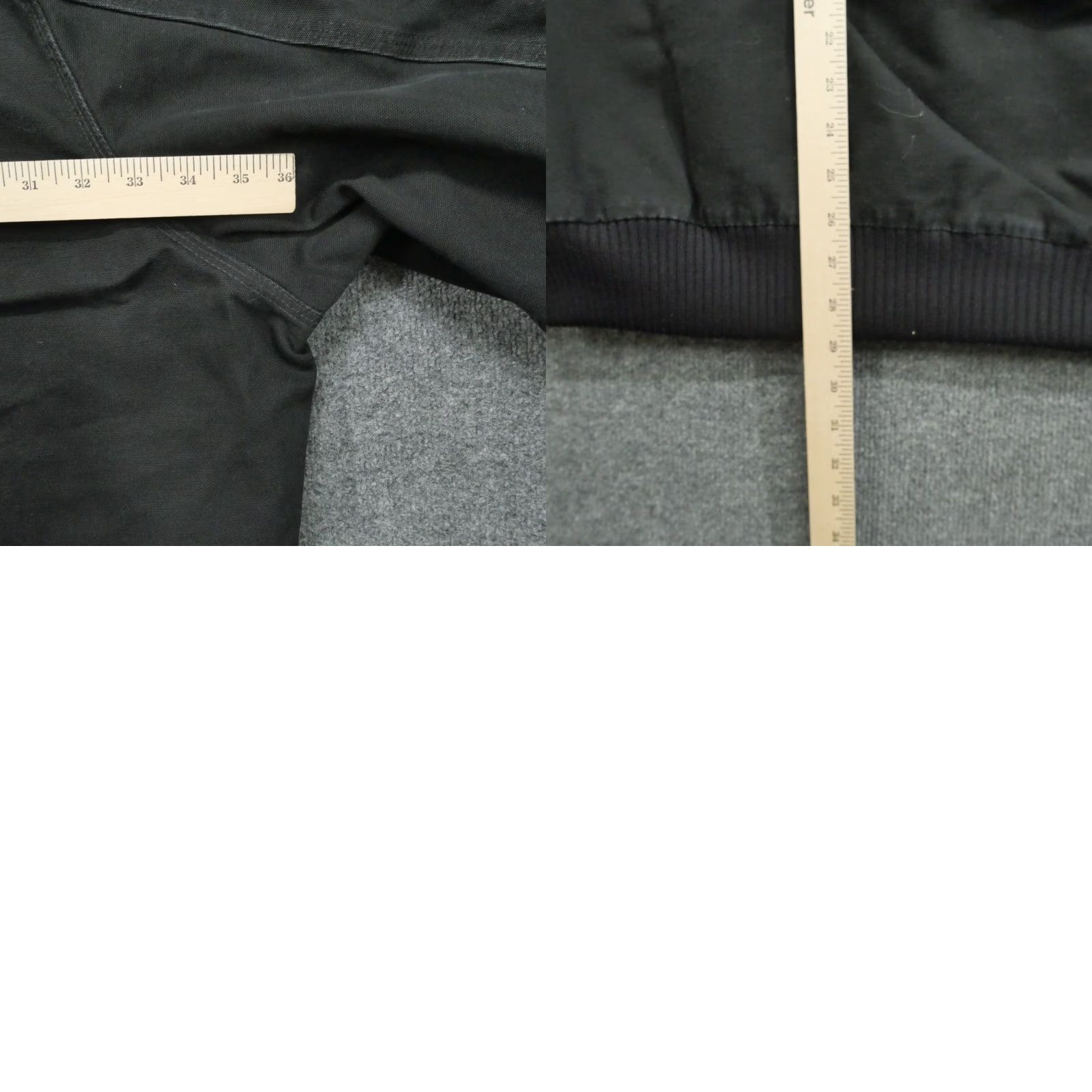 Carhartt Carhartt Jacket Mens 5XL Black J140 BLK Distressed Grunge Work Wear Active Jacket Short Zip Canvas Cotton Lined Size US XXL / EU 58 / 5 - 10 Thumbnail