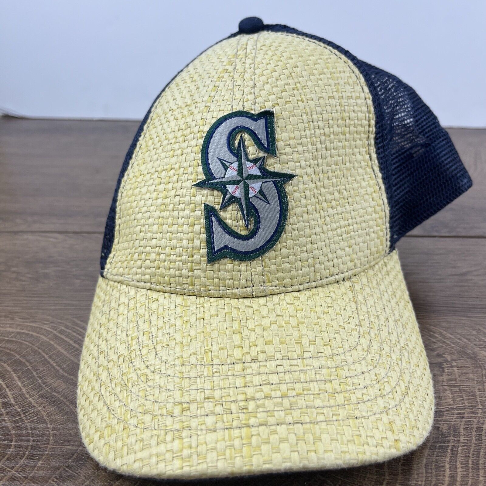 Other Seattle Mariners Snapback Hat Tan Cap Adjustable Brown Adult Size ONE SIZE - 4 Thumbnail