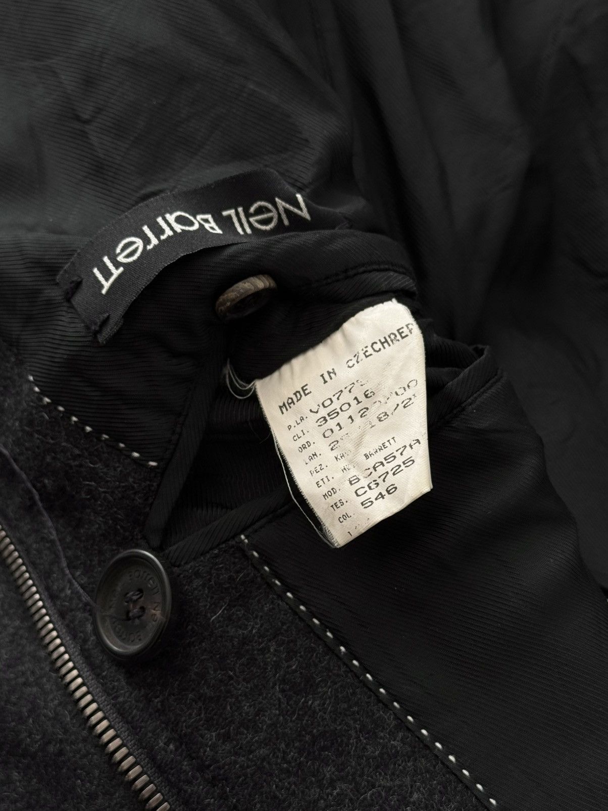 Neil Barrett Neil Barrett Double Breasted Wool Peacoat Size US M / EU 48-50 / 2 - 9 Thumbnail