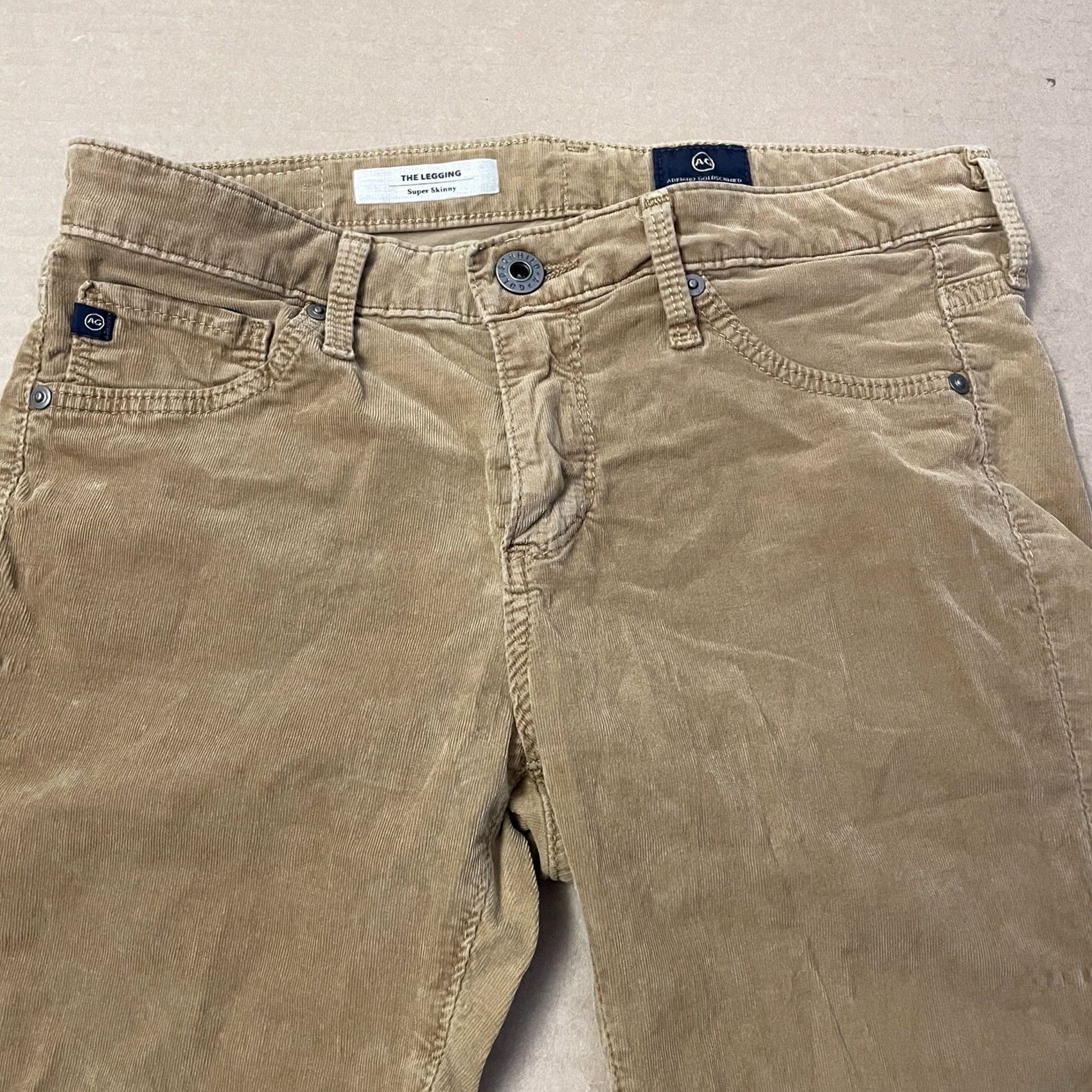 Vintage AG Adriano Goldschmied The Legging Pants Womens 25 Brown Super Skinny Ladies Shirt? Size 42" / US 20 - 4 Thumbnail