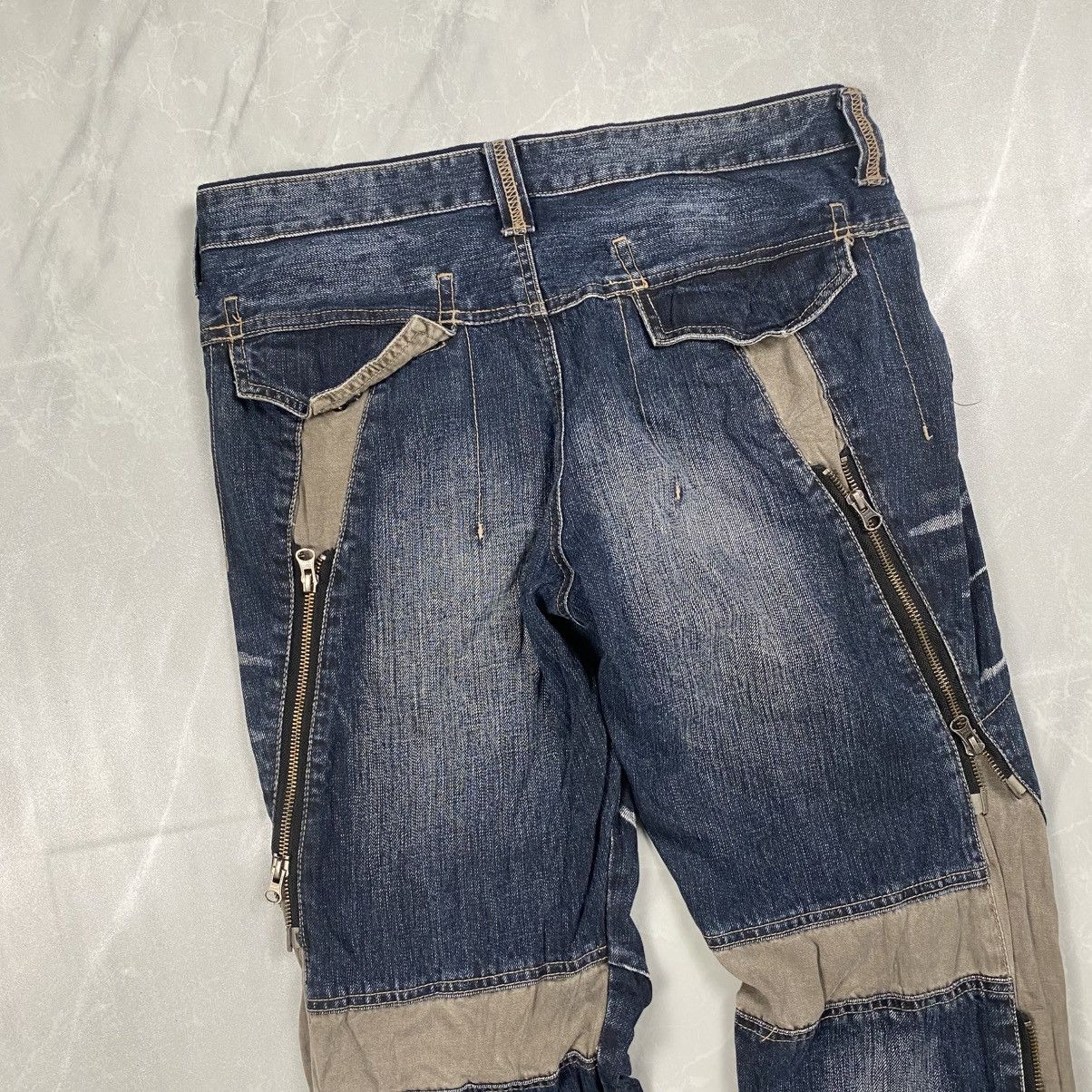 PPFM Rare PPFM Punk Goth Reconstruct Bondage Denim Size US 32 / EU 48 - 12 Thumbnail