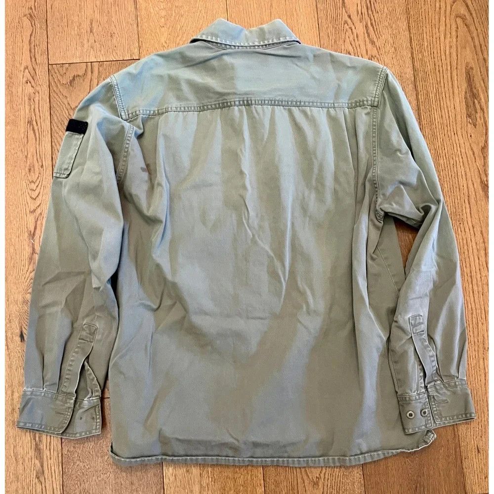 Levi's Vintage Clothing Vintage 90s Levis L2 Heavy Utility Work Shirt Olive Green L Size US L / EU 52-54 / 3 - 5 Thumbnail
