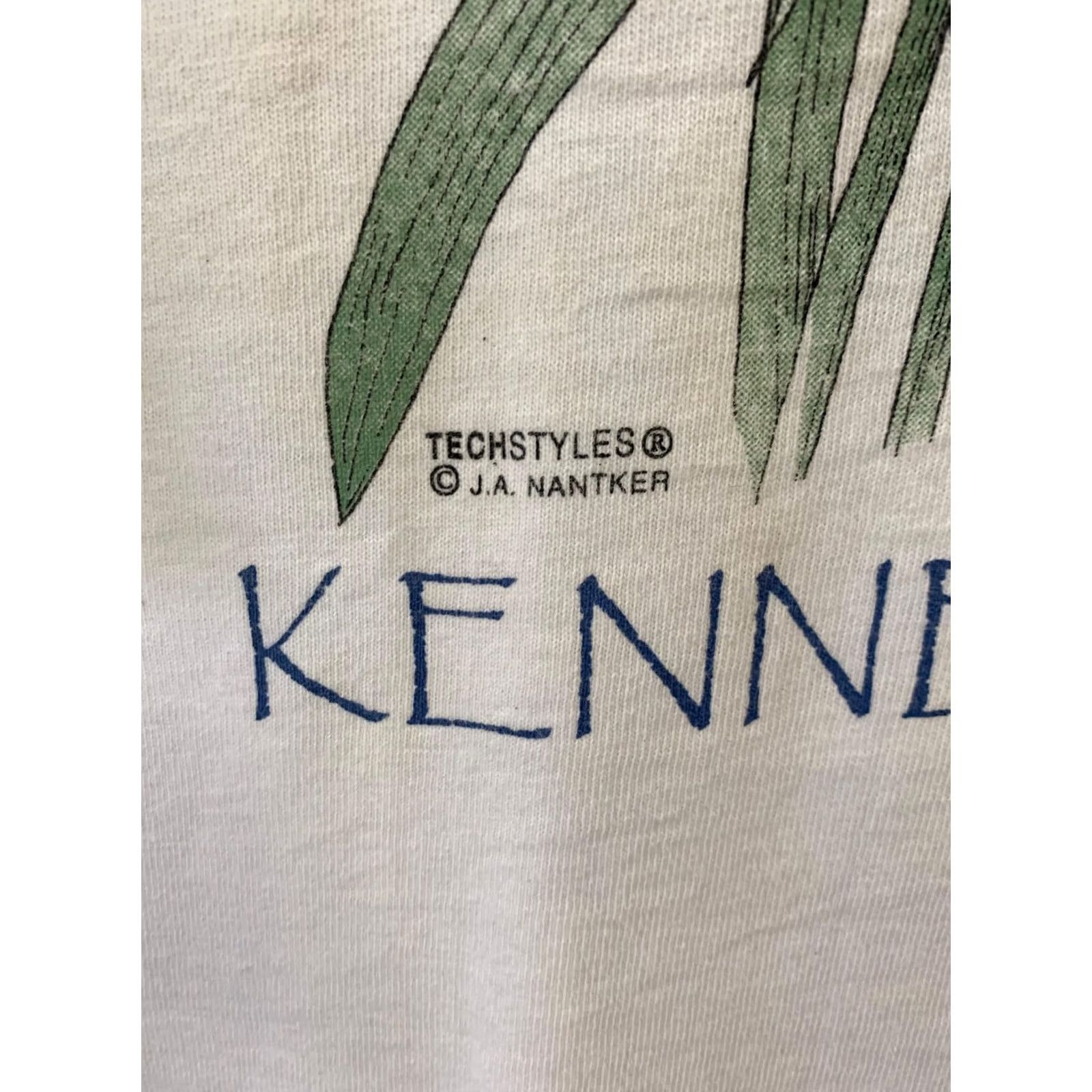 Vintage VINTAGE 90s Kennebunkport Maine Hummingbird Iris Nature T-Shirt All Sport XL White Mens Size US XL / EU 56 / 4 - 2 Thumbnail