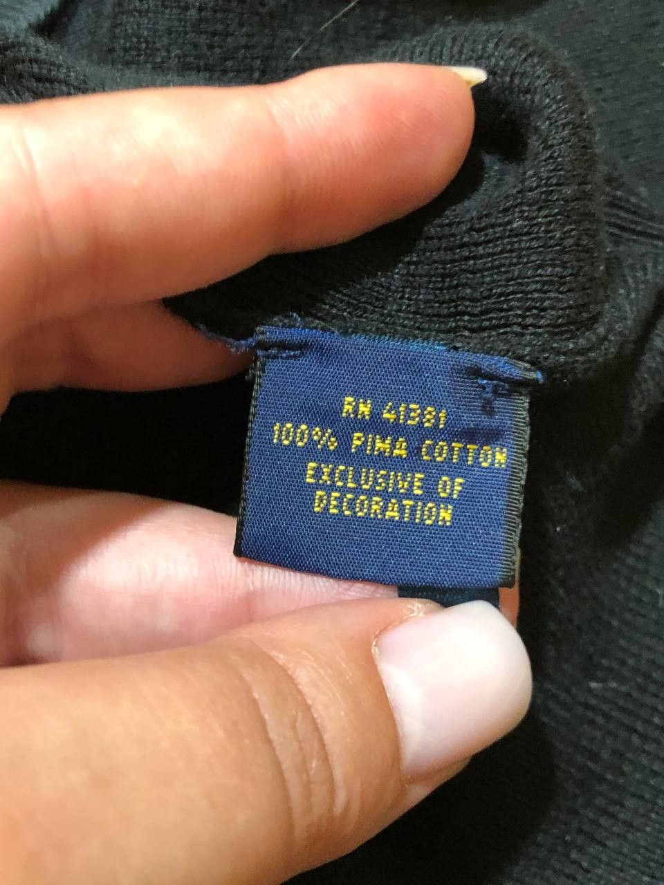 Polo Ralph Lauren Vintage Polo Ralph Lauren 100% Cotton Sweater Size M Size US M / EU 48-50 / 2 - 4 Thumbnail