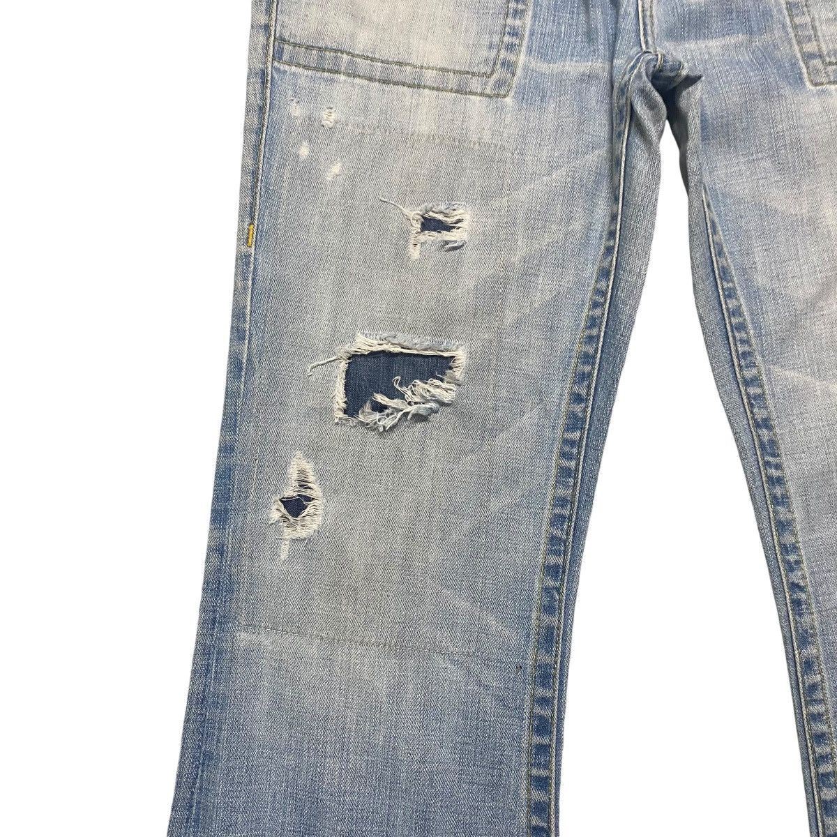 True Religion Vintage True Religion Distressed Denim Flare Jeans Size US 35 - 6 Thumbnail