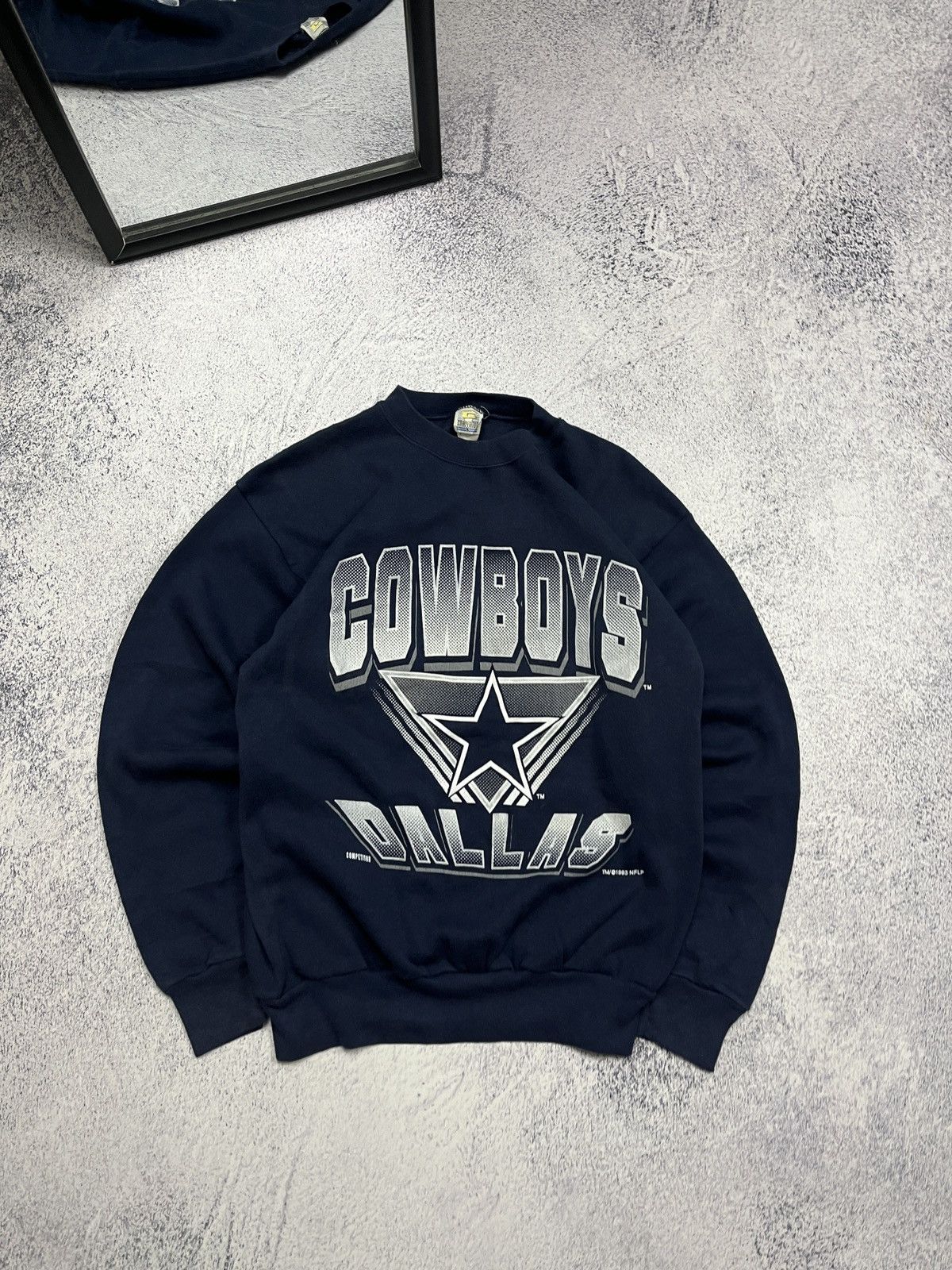 NFL × Vintage Vintage 1994 Dallas Cowboys Competitor Graphic Sweatshirt Size US L / EU 52-54 / 3 - 1 Thumbnail