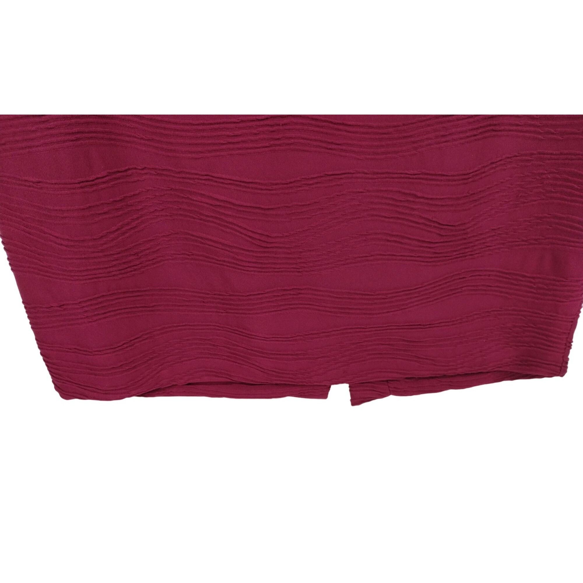Mossimo Mossimo Misses Juniors XXL Plum Textured Stretch Pencil Skir Size 42" / US 20 - 6 Thumbnail