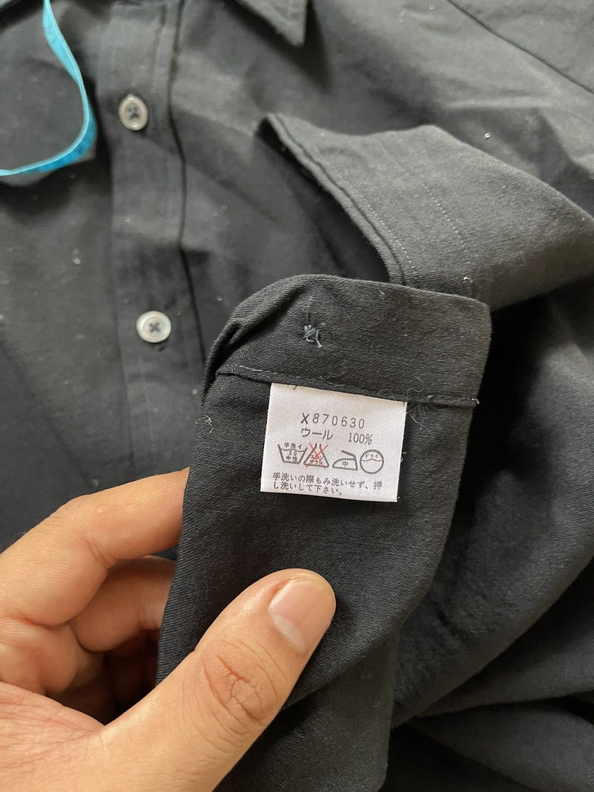 Yohji Yamamoto Vintage Yohji Yamamoto Durban A.A.R Black Shirt Size US L / EU 52-54 / 3 - 8 Thumbnail