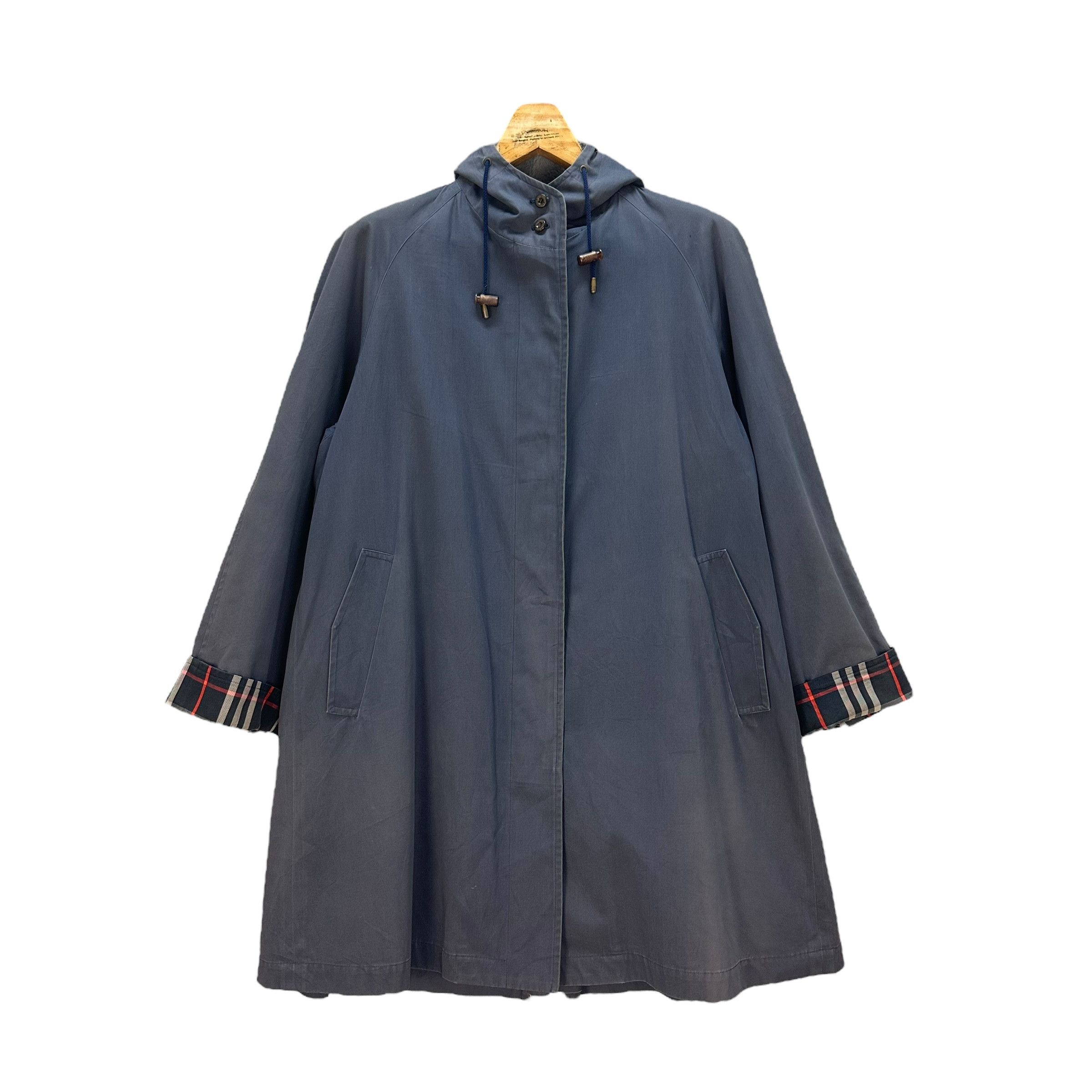 Burberry BURBERRYS HOODED LONG COAT JACKET #8749-024 Size XL / US 12-14 / IT 48-50 - 2 Thumbnail