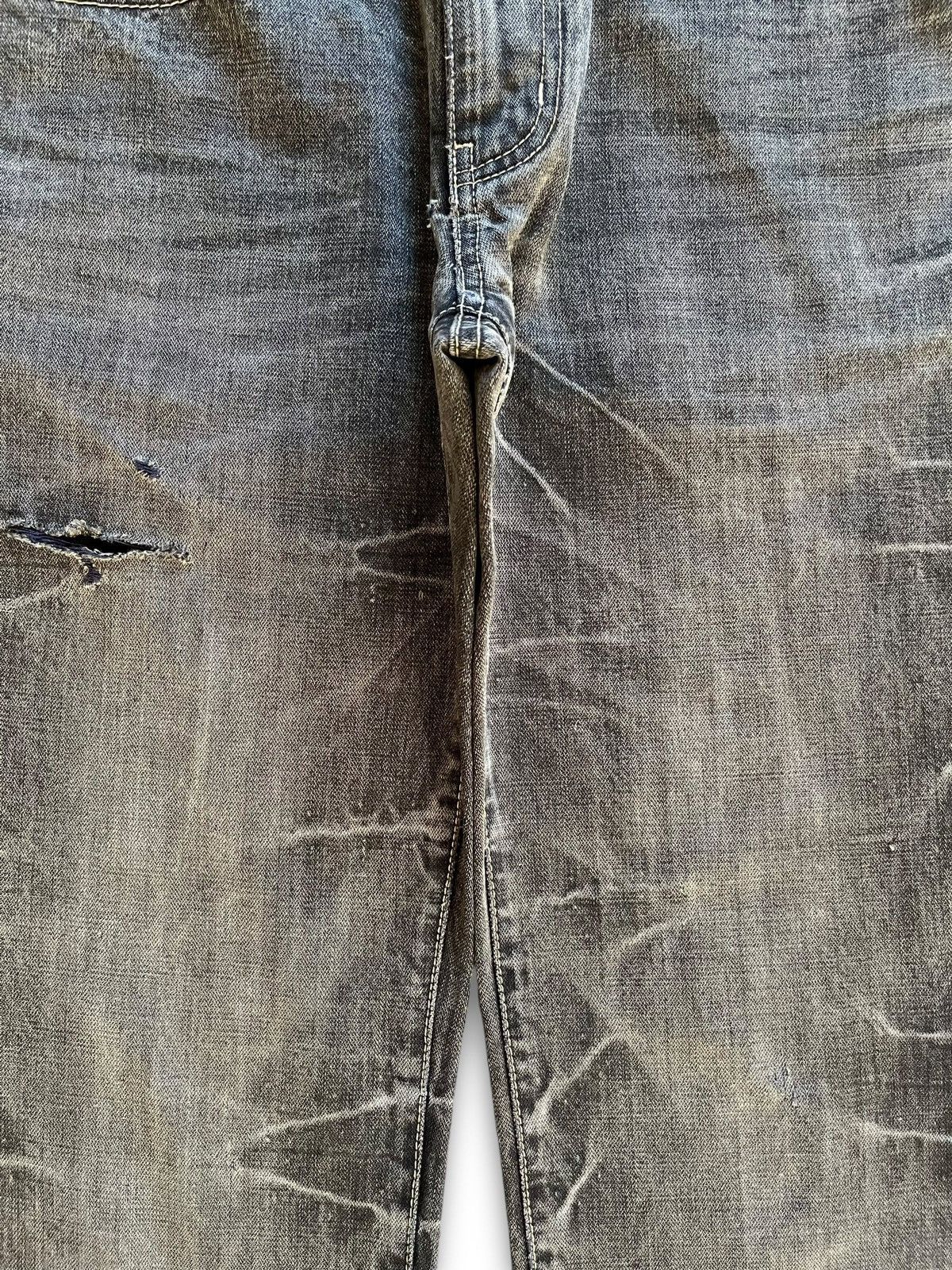 Japanese Brand Vintage Japanese Brand Faded Wash Distress Loose Style Jeans Size US 33 - 5 Thumbnail