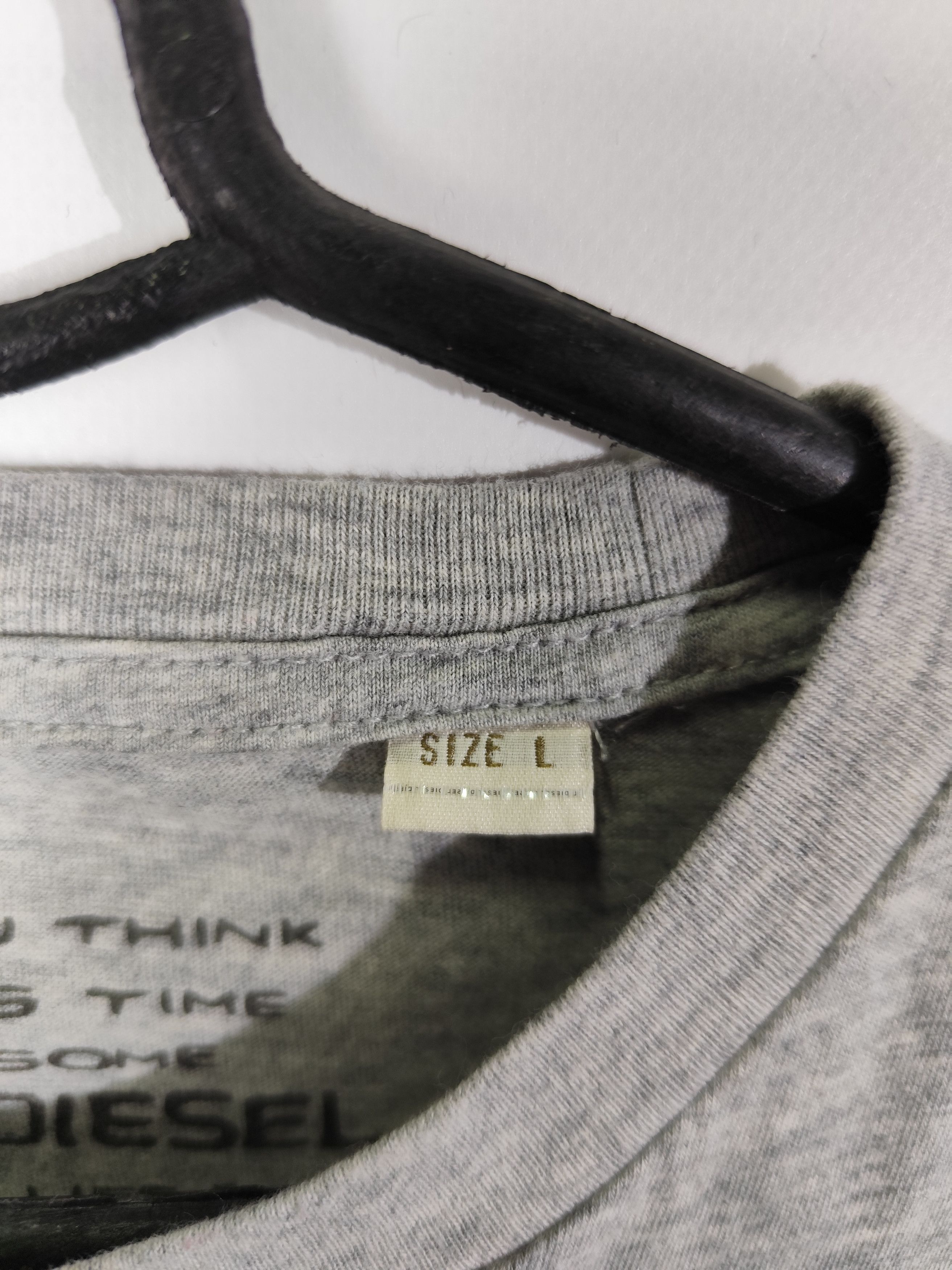 Diesel Vintage Diesel Smile In Life Skull Single Stitch T-Shirt Size US L / EU 52-54 / 3 - 3 Thumbnail