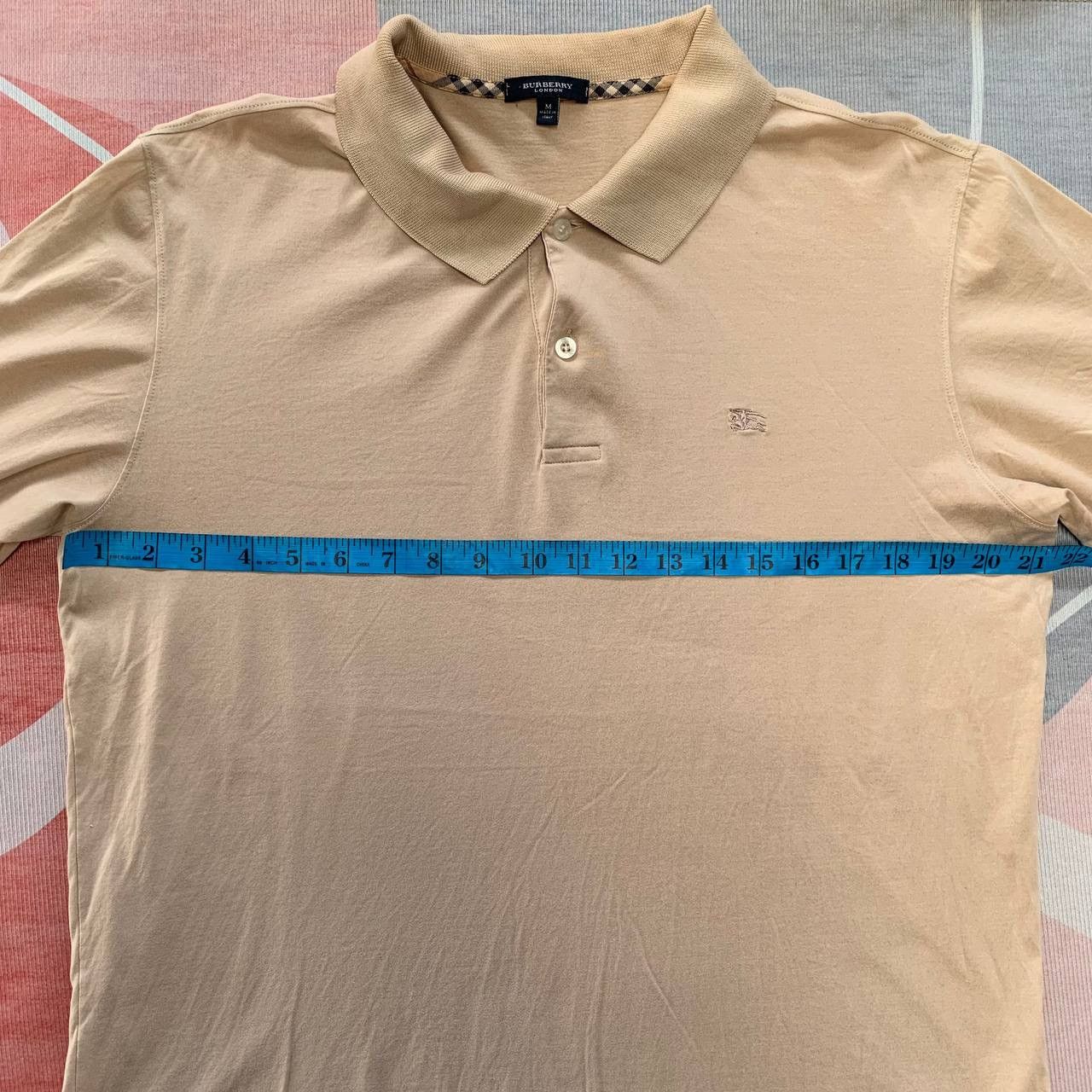 Burberry Vintage BURBERRY Small Embroidered Logo Long Sleeve Polo Tee Size US M / EU 48-50 / 2 - 11 Thumbnail