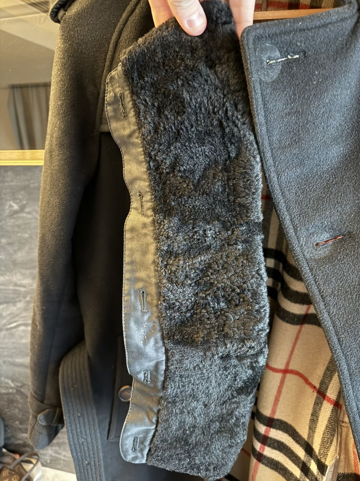 Burberry Burberry made is Japan Wool Double Breasted Coat Size US L / EU 52-54 / 3 - 11 Thumbnail