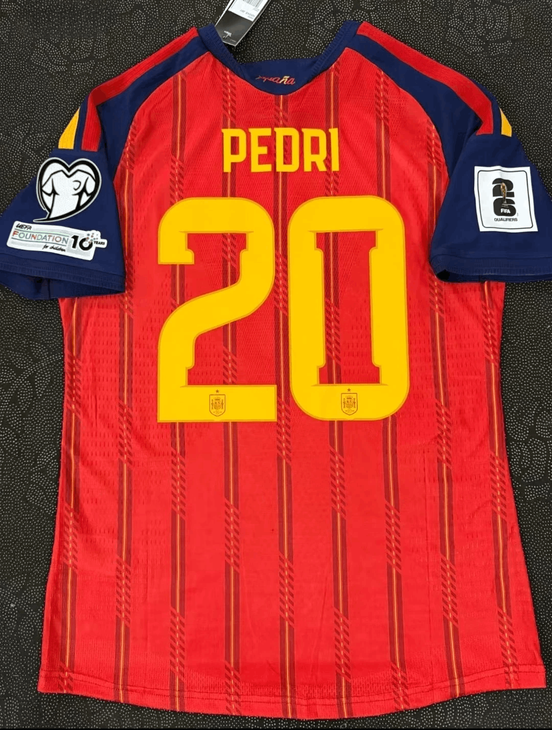 Other 2026 World Cup Spain #20 Pedro Jersey Home Size US XL / EU 56 / 4 - 2 Thumbnail