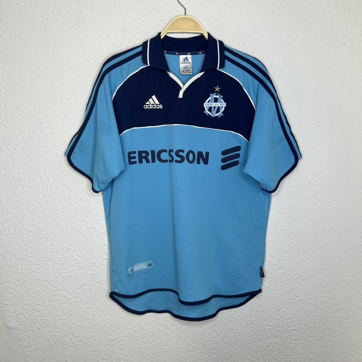 Adidas × Vintage Olympique Marseille 2000 2001 Adidas away football shirt Size US M / EU 48-50 / 2 - 10 Thumbnail