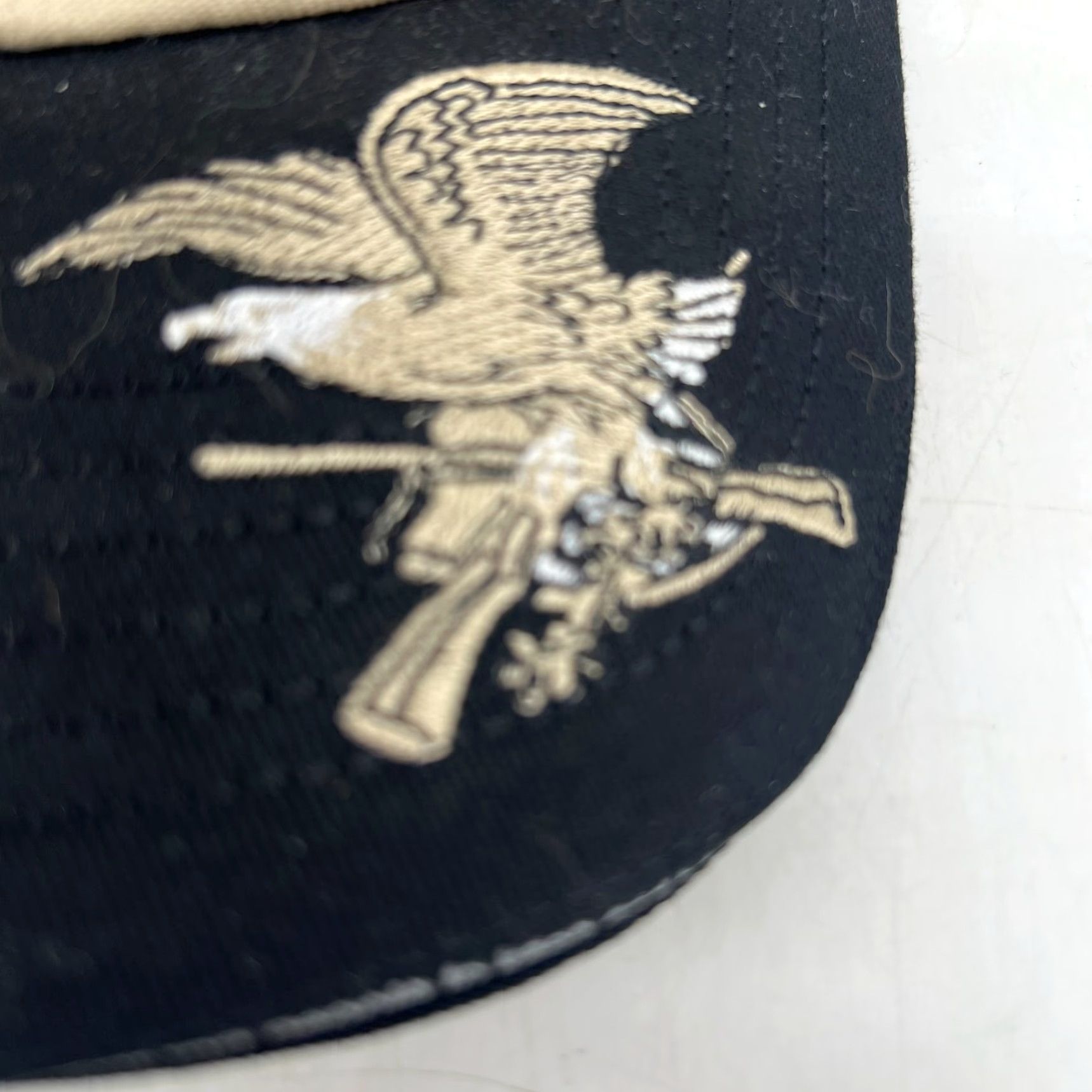 Vintage NRA 1871 Embroidered Adjustable Trucker Cap Adult Tan/Black Hat Men USA Flag Hunting Baseball Cap Size ONE SIZE - 2 Thumbnail