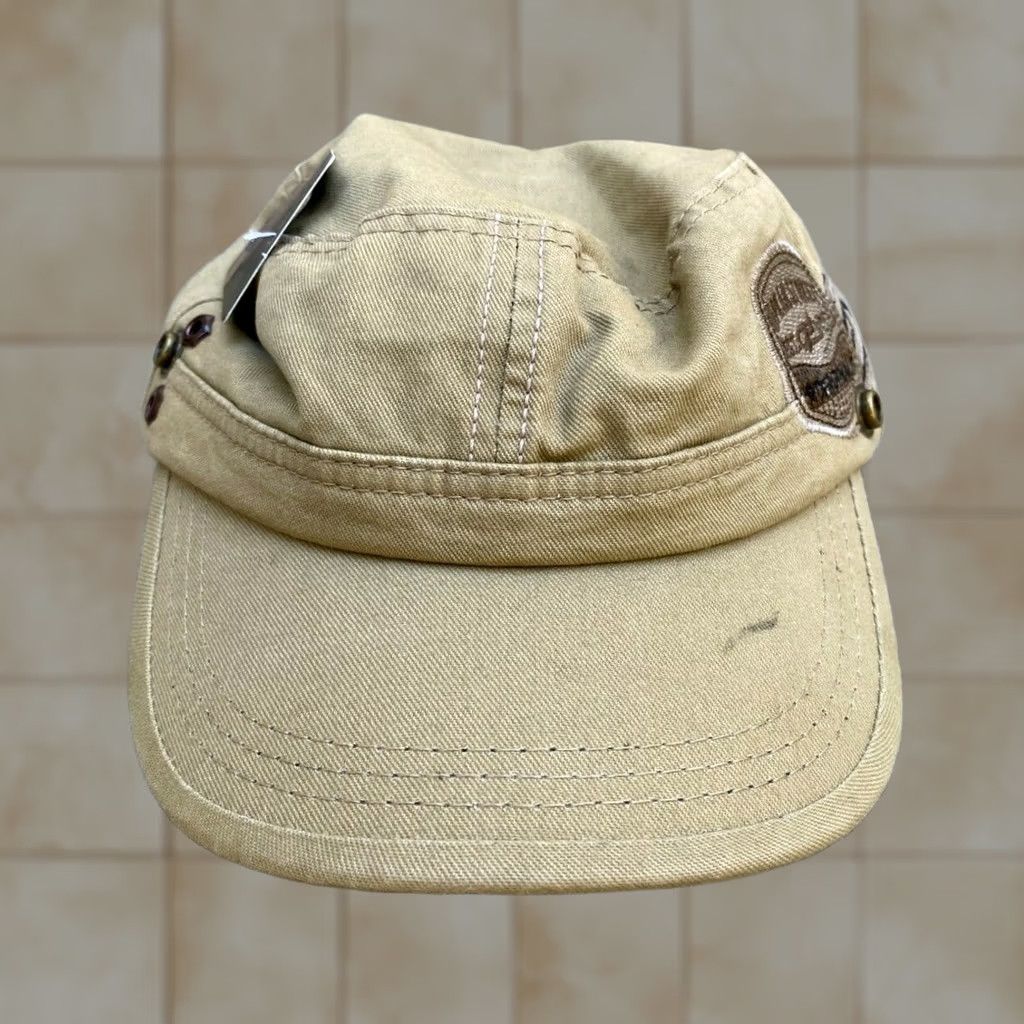 J Brand TN Caps UPRAN STREET Men's Military Khaki Cap Hat One Size Beige OS Brand New Mens Hat Size ONE SIZE - 1 Thumbnail